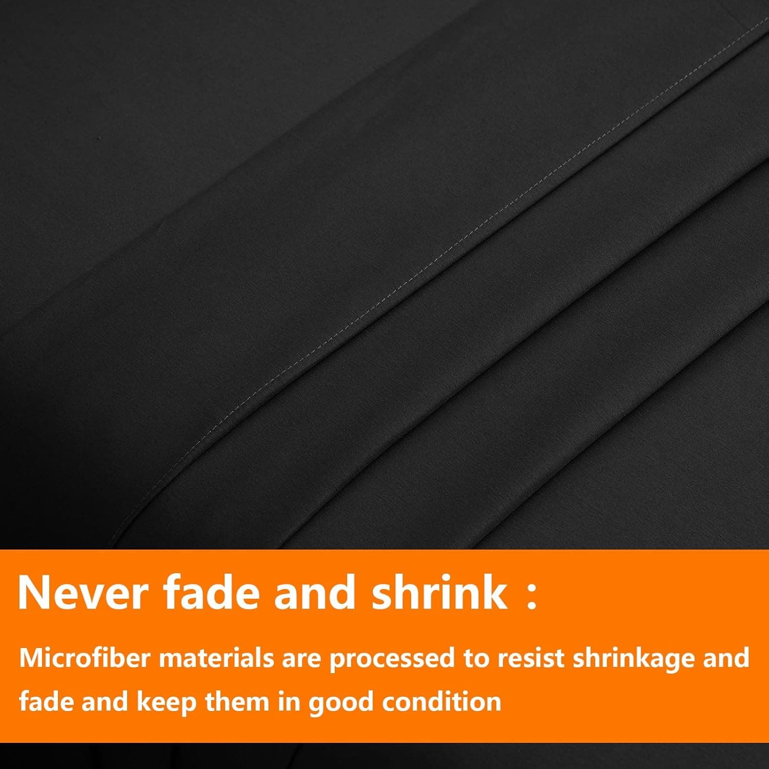 TAIMIT Twin Size Comforter Set - 5 Pieces, Bed in a Bag Bedding Sets with All Season Soft Quilted Warm Fluffy Reversible Comforter,Flat Sheet,Fitted Sheet,1 Pillow Shams,1 Pillowcases,Black Twin Black - Image 8