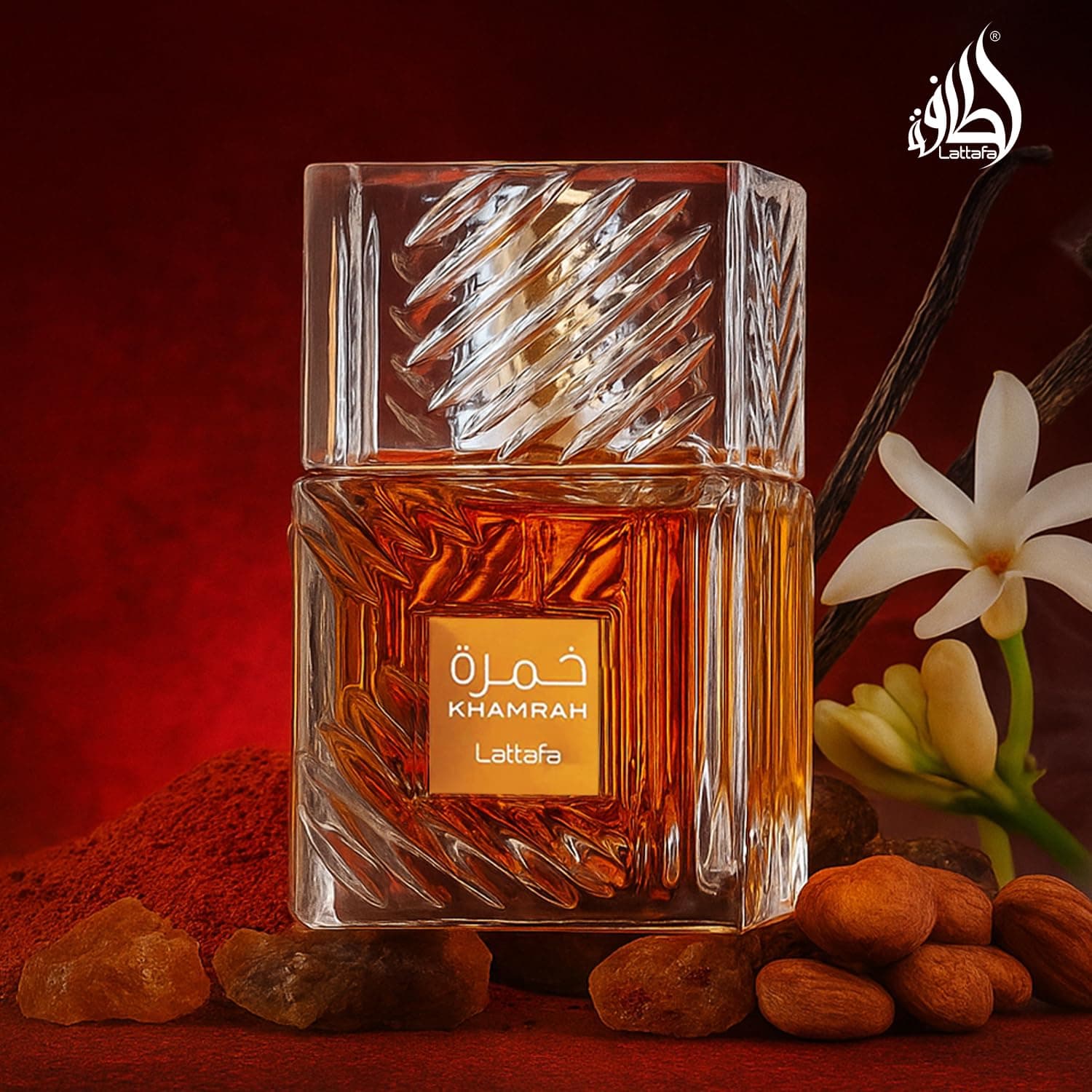 Lattafa Khamrah - Vanilla, Warm Spicy, Amber, Cinnamon - Eau de Parfum Long-Lasting Fragrance for Unisex, 3.40 Ounce / 100 ml 3.4 Fl Oz (Pack of 1) Aromatic Spicy - Image 4
