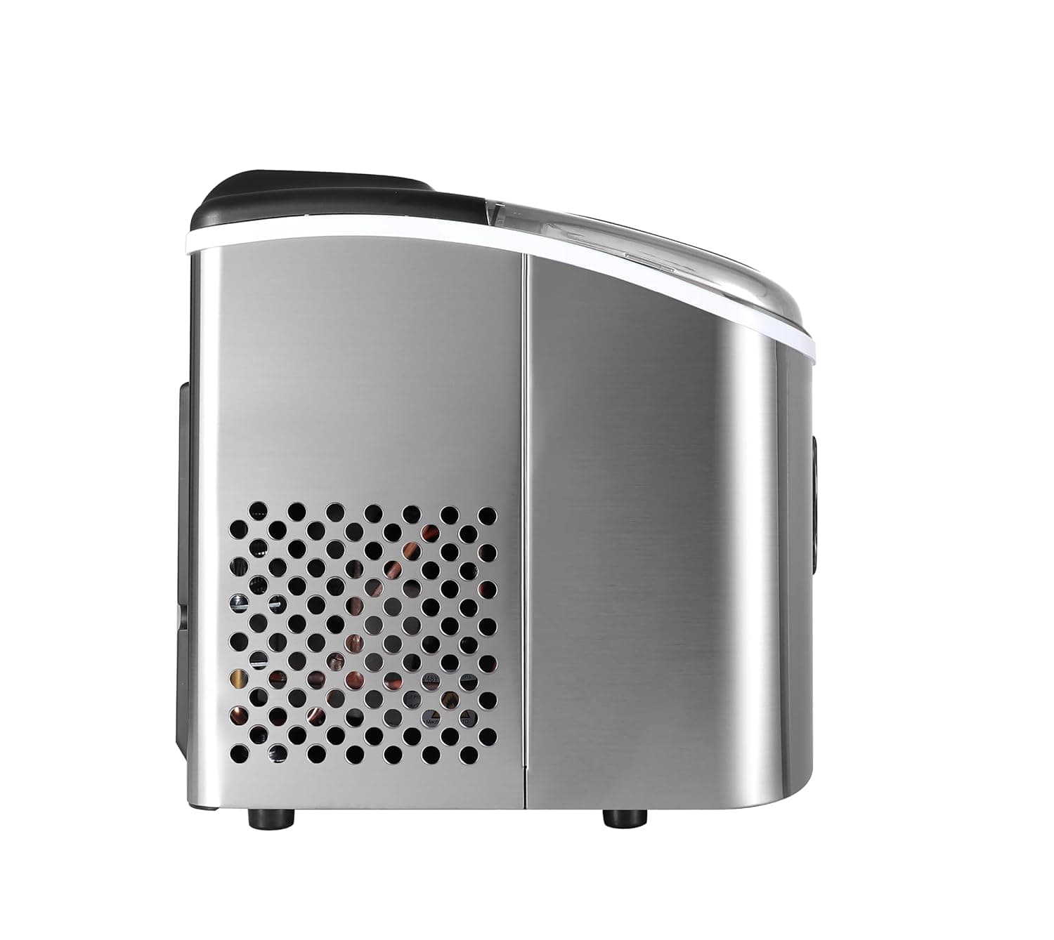 Frigidaire EFIC103-AMZ-SC Counter Top Maker with Over-Sized Ice Bucket, Stainless Steel, Self Cleaning Function, Heavy Duty, Stainless Stainless Ice Maker - Image 5