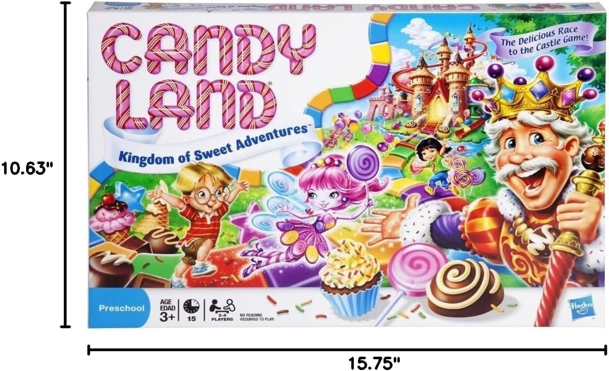 Hasbro Gaming Candy Land Kingdom of Sweet Adventures Board Game para sa mga Bata, Edad 3 at Up (Amazon Exclusive) - Image 6