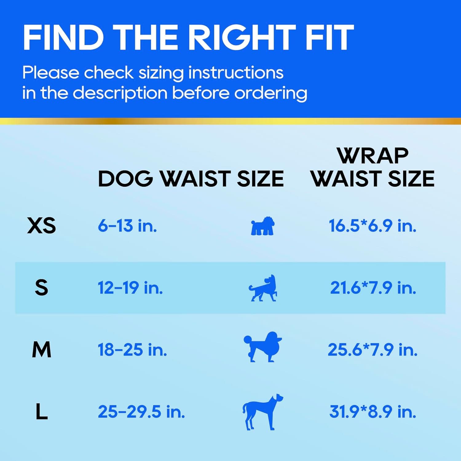 HONEY CARE All-Absorb A26 Male Dog Wrap, 50 Count, Small 1 50 Count Pack of 1 - Image 3