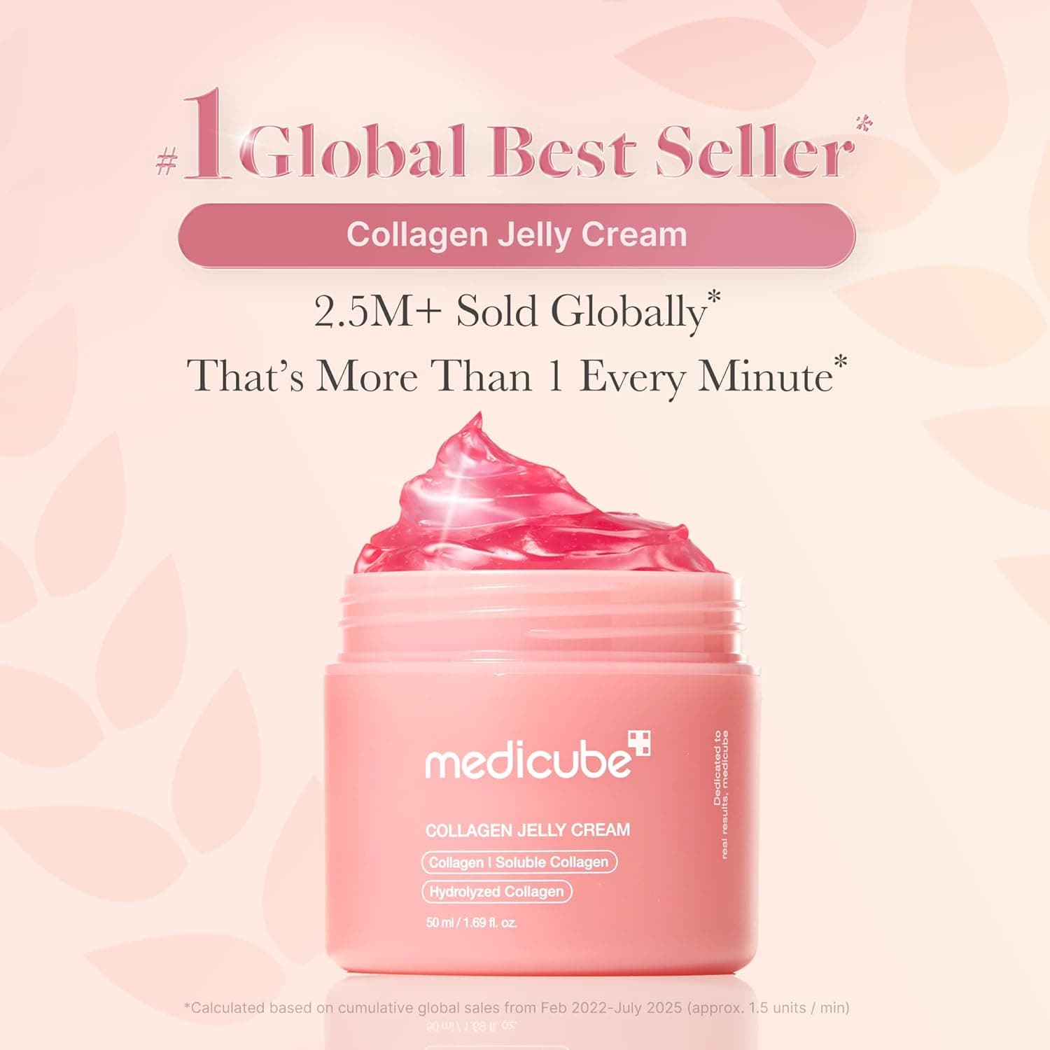 medicube Collagen Jelly Cream- Niacinamide & Freeze-Dried Hydrolyzed Collagen - Boosts skin's barrier hydration and gives 24h Glow & Lifted Look - Korean skincare (1.69 Fl Oz (Pack of 1)) - Image 3