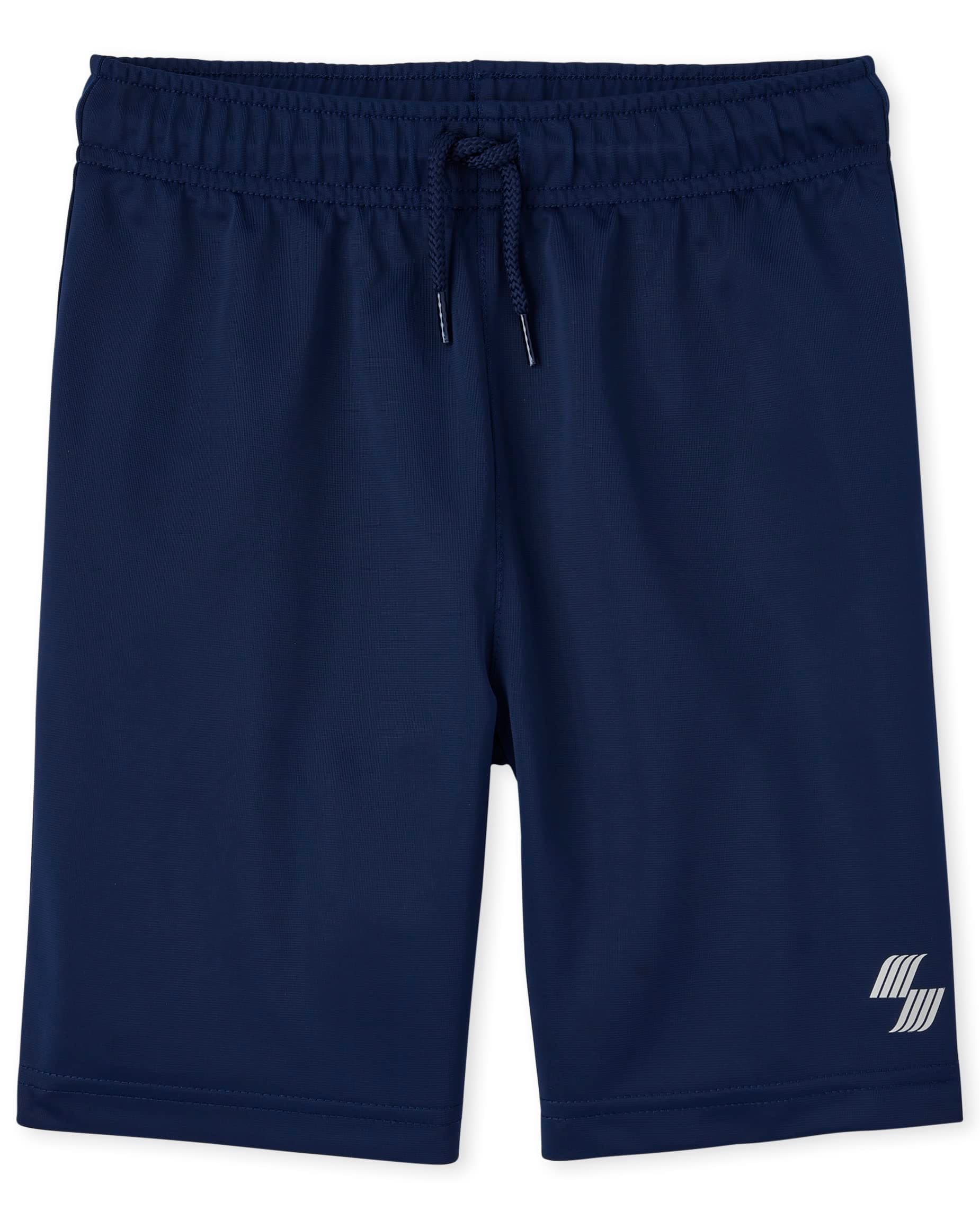 The Children's Place Boys' Basketball Shorts Medium Tidal 1