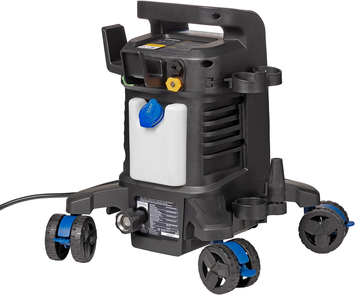 Westinghouse ePX3500 Electric Pressure Washer, 2500 Max PSI 1.76 Max GPM with Anti-Tipping Technology, Onboard Soap Tank, Pro-Style Steel Wand, 5-Nozzle Set, for Cars/Fences/Driveways/Home/Patios - Image 11