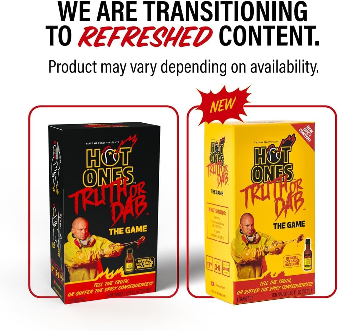 Wilder Games Hot Ones Truth or Dab The Game - Hot Sauce Included (Ages 17+) - Image 3