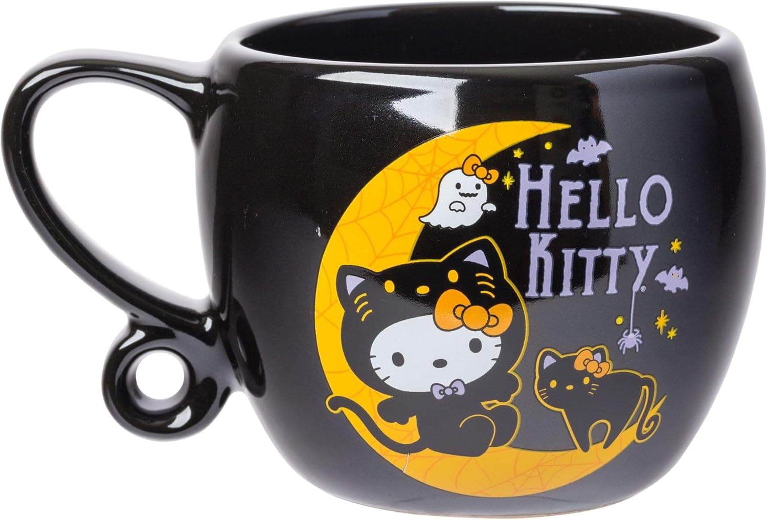 Silver Buffalo Sanrio Hello Kitty Halloween Loop Handle Ceramic Mug, 15.9 ounces - Image 3