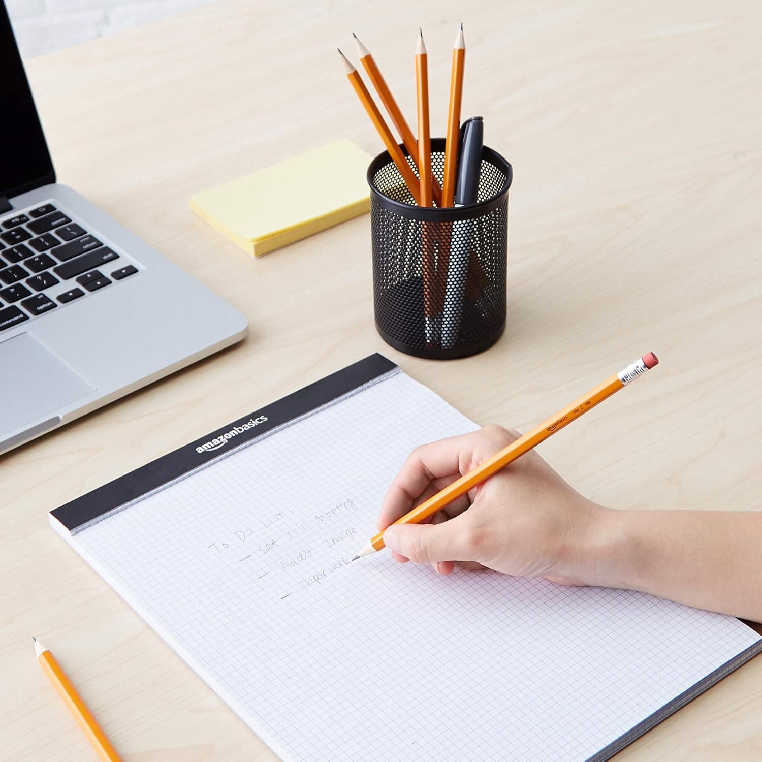 Amazon Basics Woodcased Classroom 2 Pencils with Erasers, Pre-sharpened, HB Lead, Value Pack of 30 count, Orange - Image 4