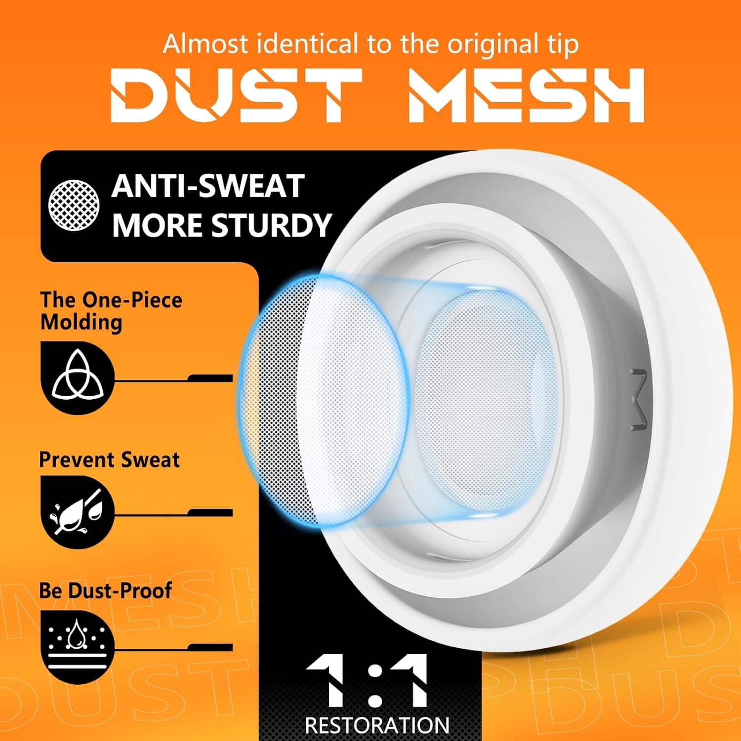 4 Pairs Replacement Ear Tips for AirPods Pro 2nd/1st Generation with Portable Storage Box & Cleaner Pen,Noise Reduction Holewith & Built-in dust Guard Screen,Silicone Ear Tips for AirPods Pro (White) 4White+pen - Image 5