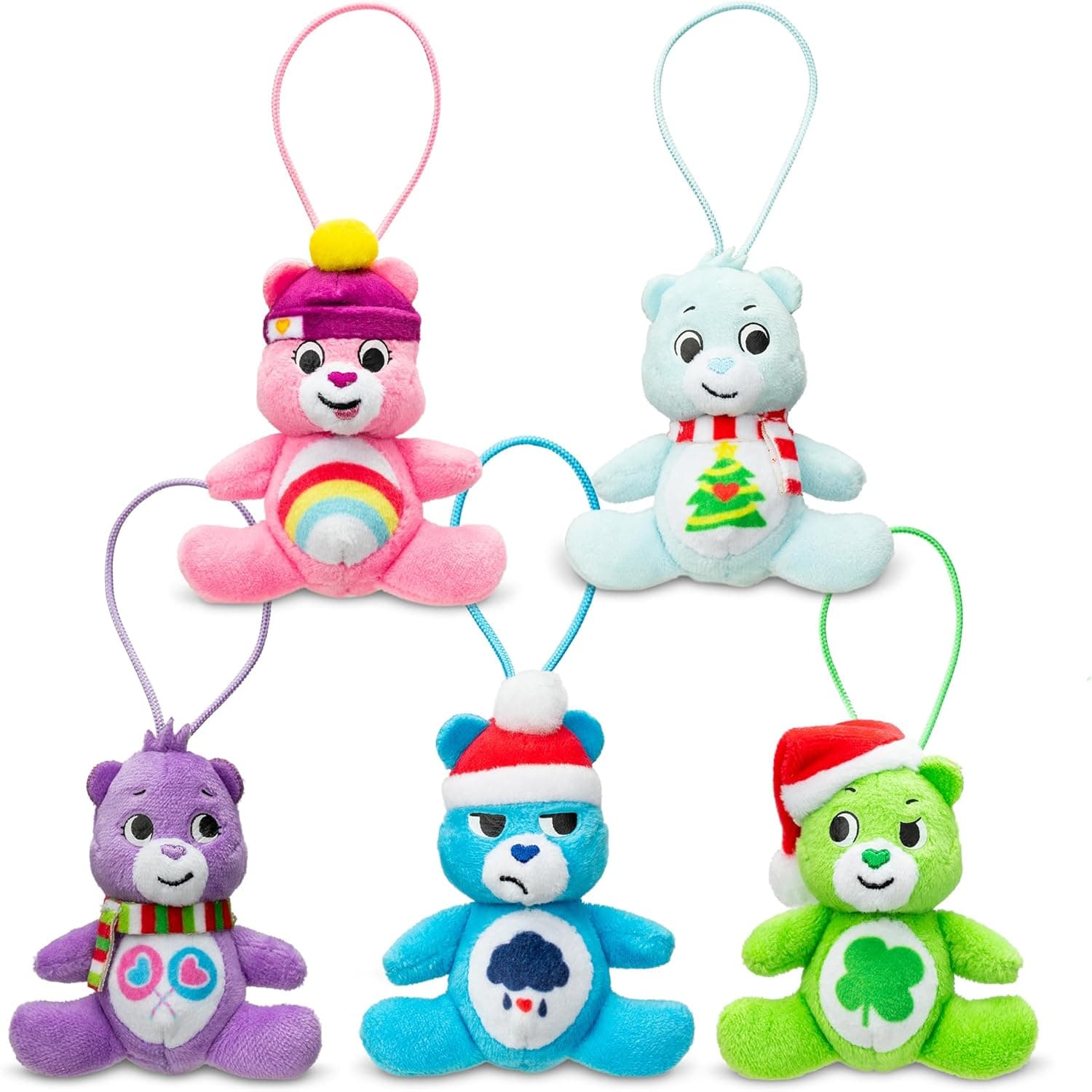 Micro Teenies - Care Bears Holiday 5 Pack Treasure Box - Miniature Plush Figure, Suffed Animal, Toy Mini Soft Figure for Kids, Girls and Boys Ages 4+ - Image 3