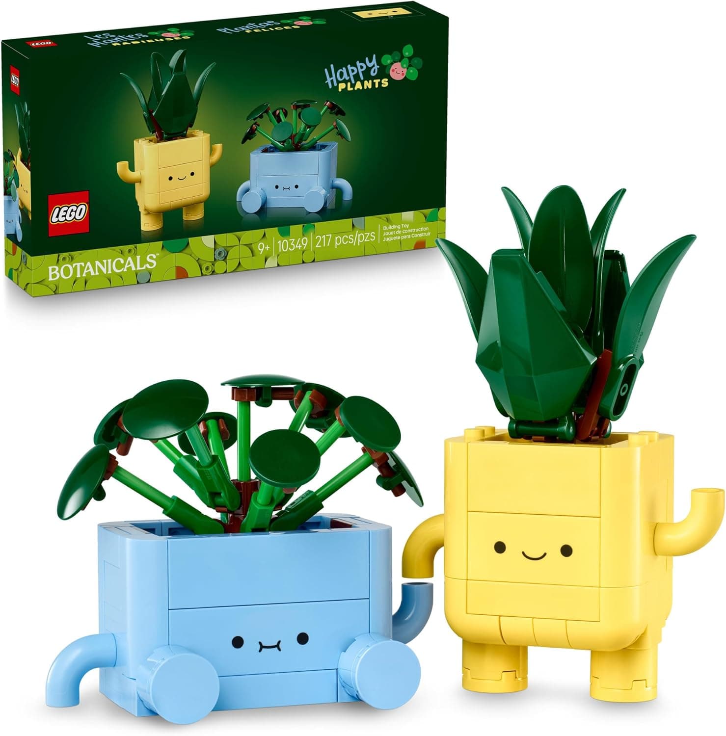 LEGO Botanicals Happy Plants Building Toys - Bedroom or Dorm Room Decor for Girls, Boys, & Adults, Desk or Shelf Display - Stocking Stuffers & Gift for Christmas - 10349 - Image 2