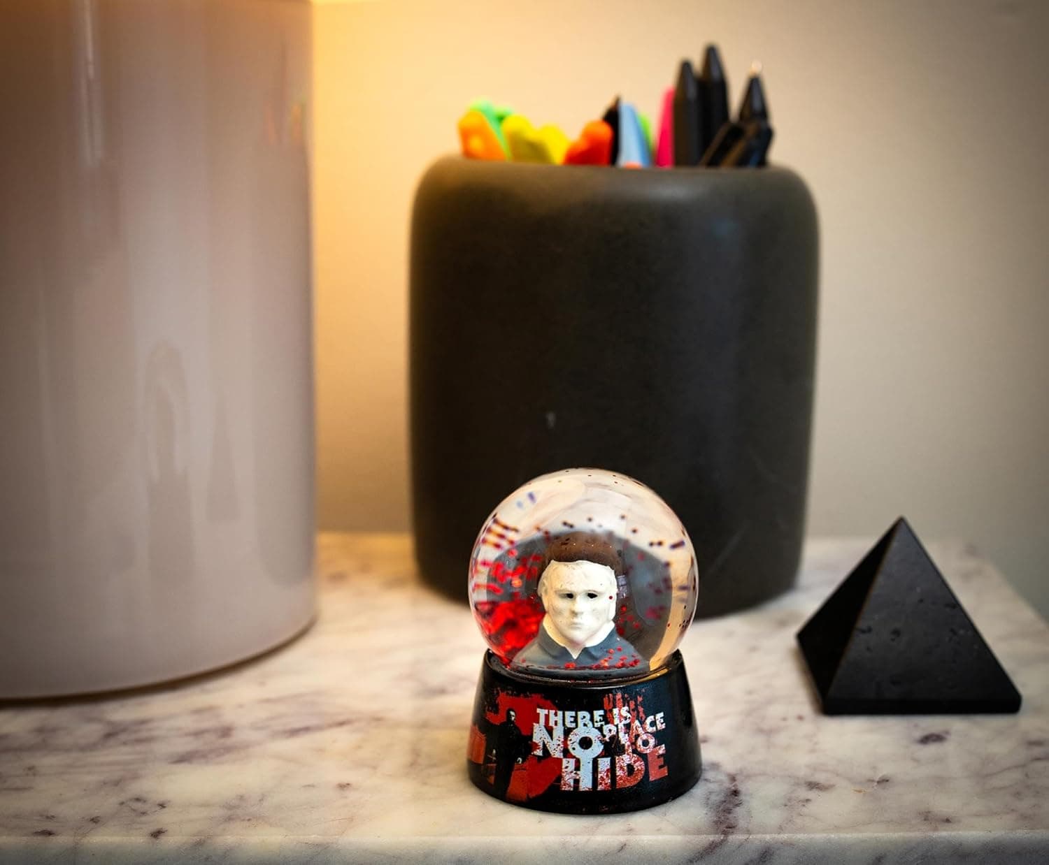 Halloween Michael Myers No Place to Hide Mini Snow Globe with Swirling Glitter Display | Horror Movie Collectible Keepsake | 3 Inches Tall - Image 10