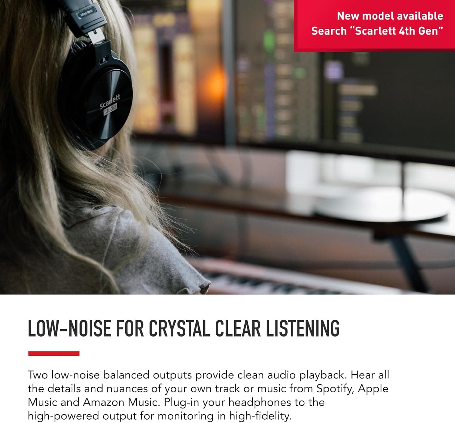 Focusrite Scarlett Solo 第三代 USB 音频接口，适合吉他手、歌手、播客主持人或制作人进行录音和回放 - Image 6