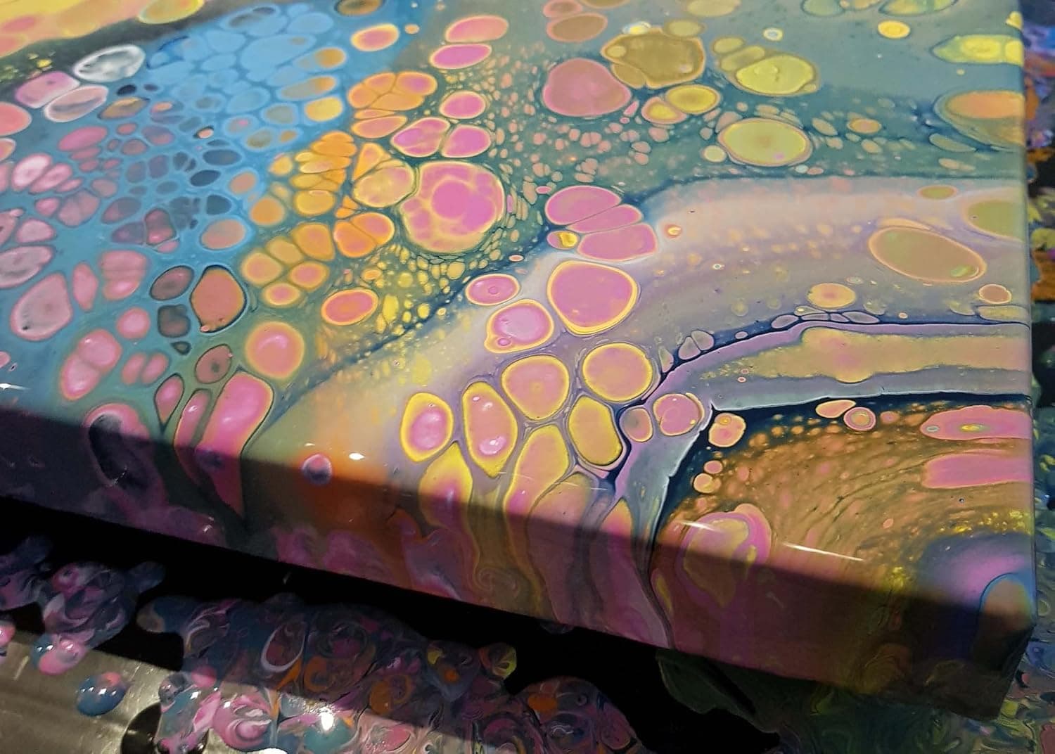 Dimethicone Acrylic Silicone Oil for Pouring, 4 Ounces, 1000cSt, for Artists - Non-Toxic, 100% Pure Liquid Oils to Create Cells in Paintings - Professional Fluid Art Supplies - Image 4