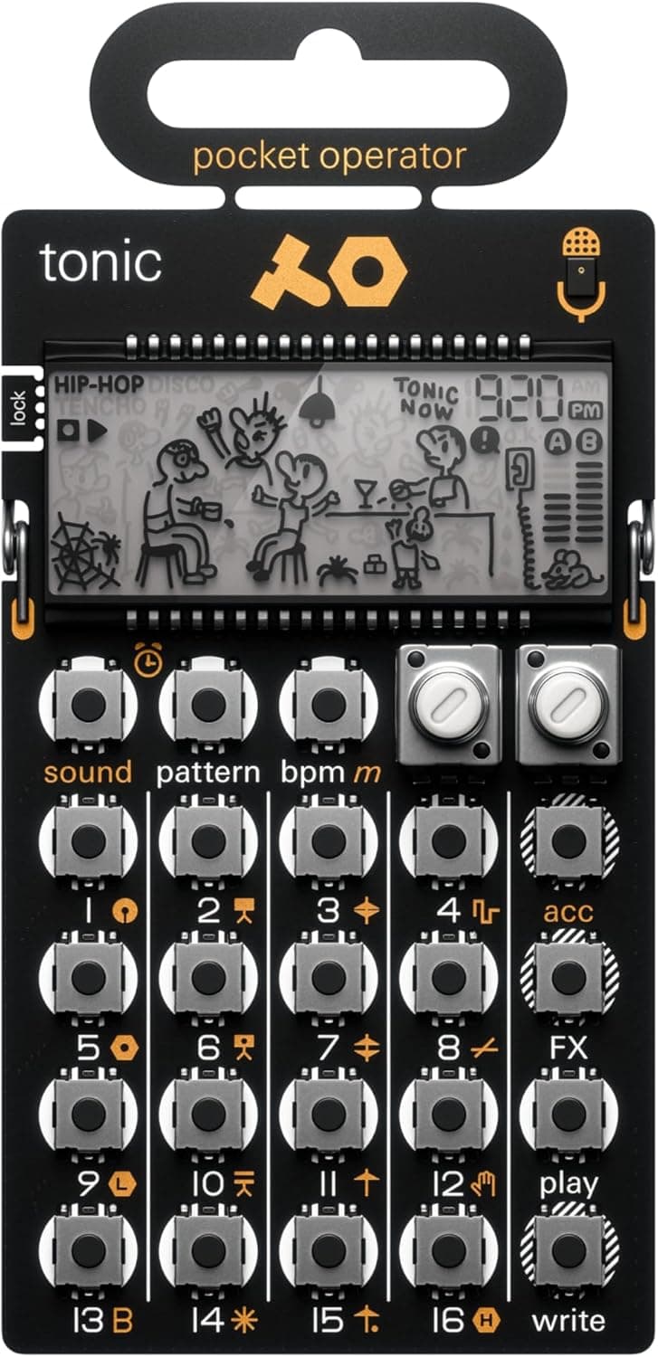 teenage engineering pocket operator PO-32 tonic, drum and percussion synthesizer and sequencer, unlimited sounds with microtonic through data transfer - Image 2