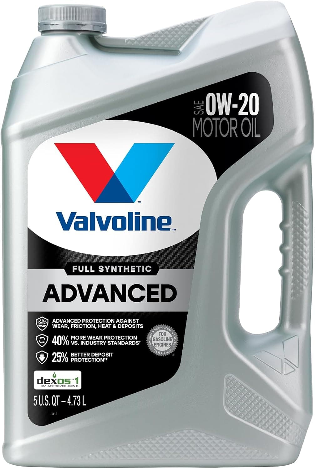 Aceite de motor sintético completo Valvoline Advanced SAE 0W-20 5 QT - Image 2