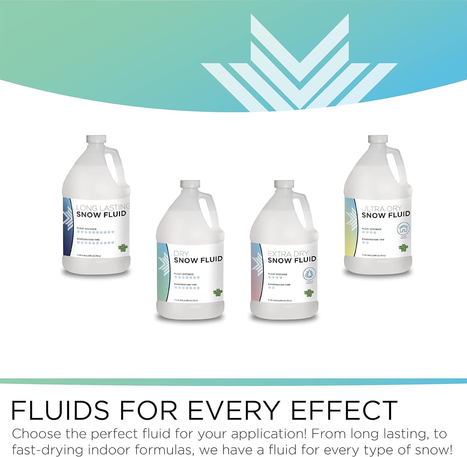 Froggy's Flakes Snow Machine Fluid, Extra Dry Formula Snow Fluid with 30 Feet Float/Drop, 1 Gallon - Image 3