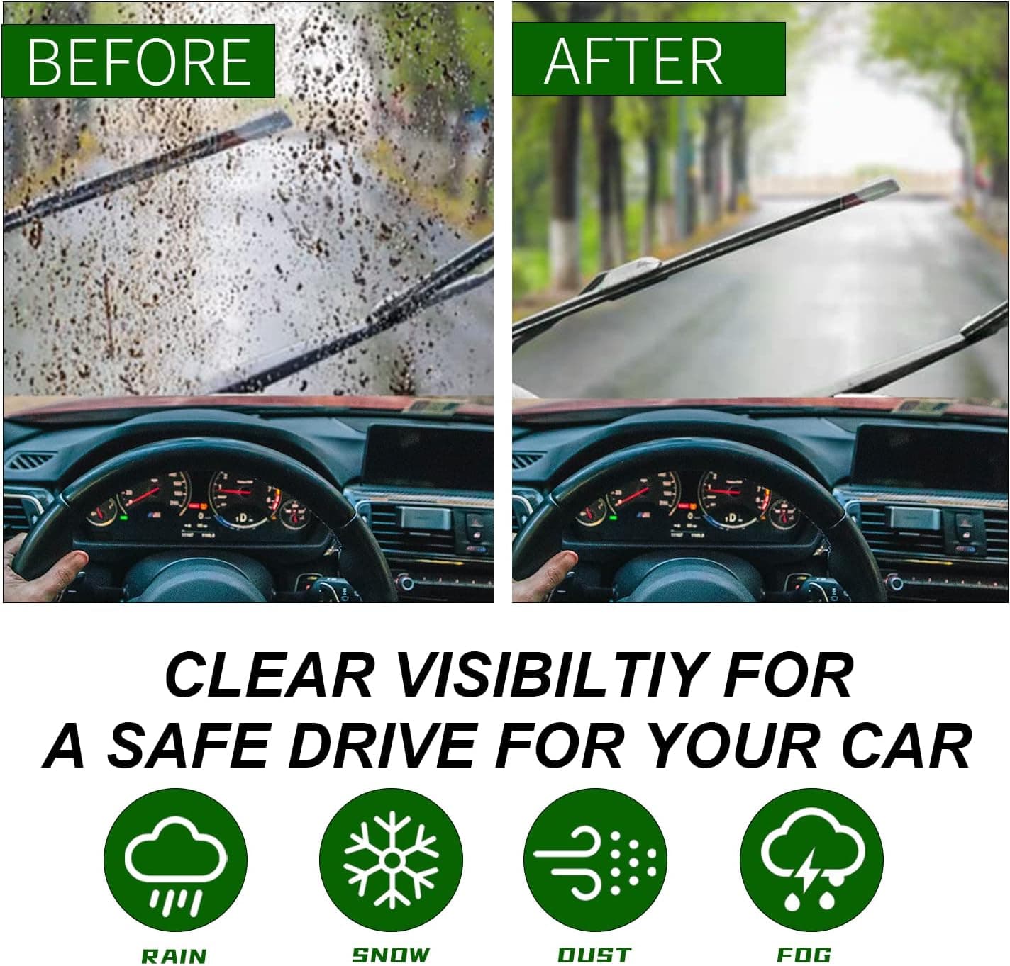 适用于Mazda CX-5 CX-9 02/2017-2021 2022 2023 2024的3个原厂雨刷片更换件 - Image 4