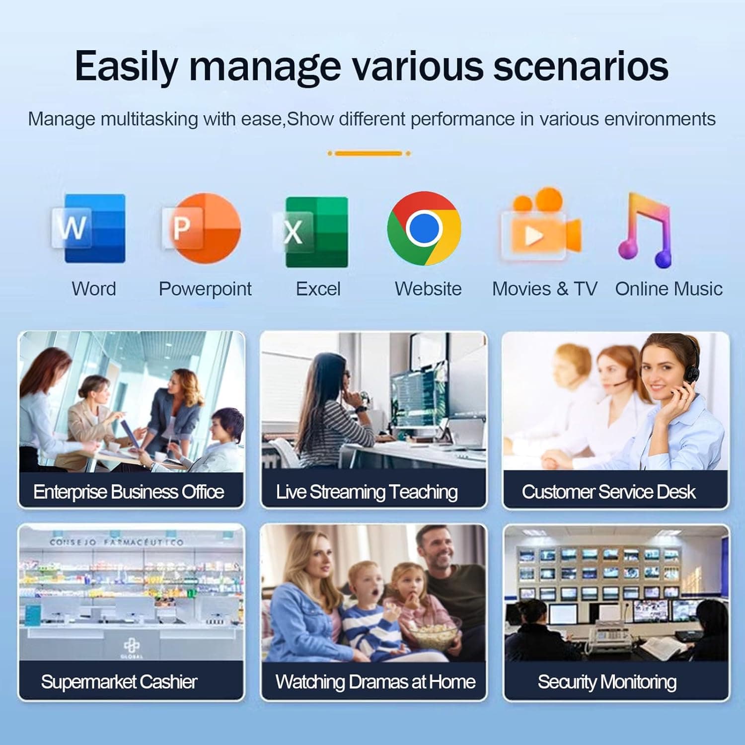 27 Inch 120Hz QHD All-in-One Desktop Computer 1TB SSD for Home &Office,Students & Business 32GB RAM Core I5(6Cores Up to 4.4G) Wi-Fi 6 2K 27" All in One Gaming PC White Not Touchscreen 27Inch-2K-120Hz Core I5 - Image 9