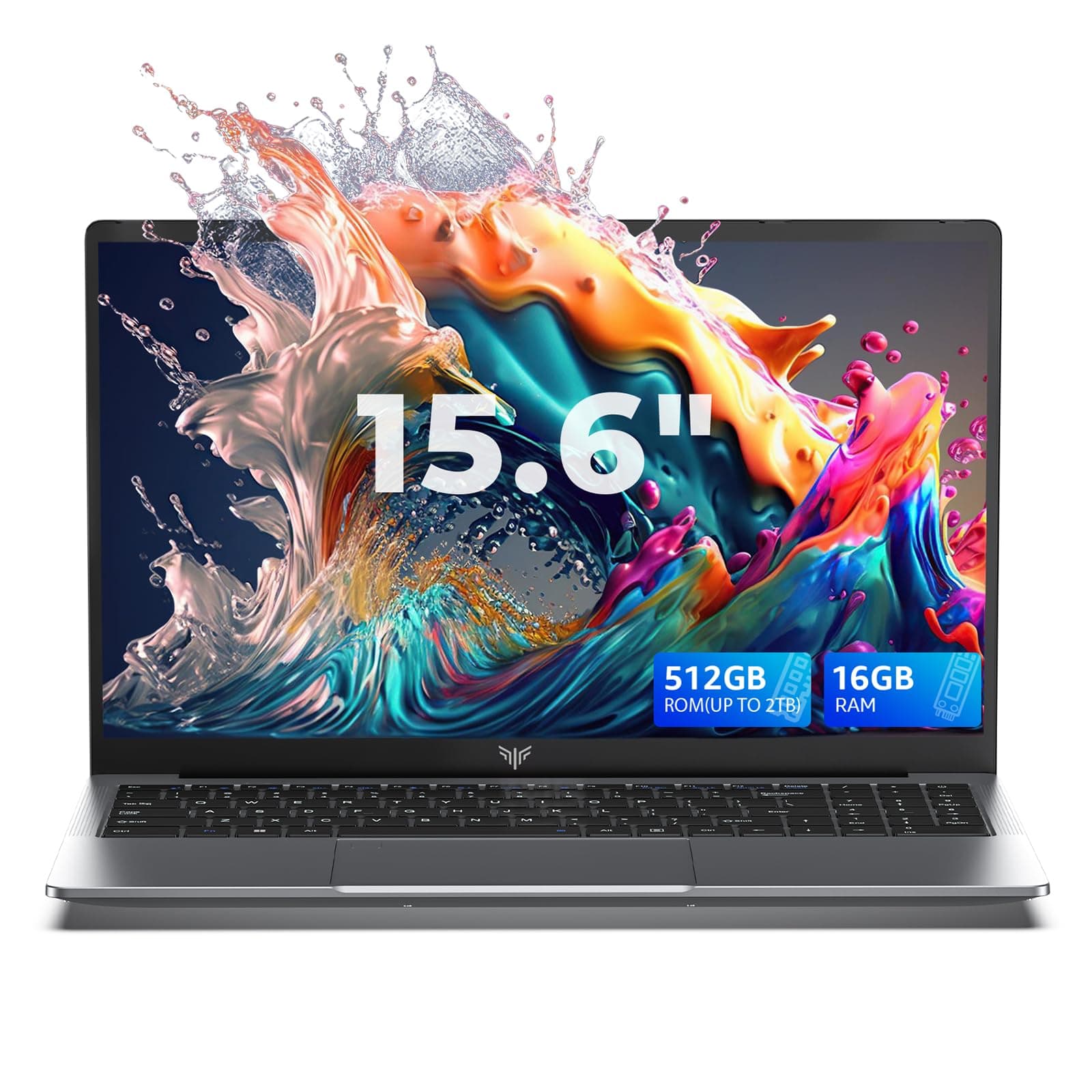 Laptop, Laptop Computer with Intel N97 Processor(Up to 3.6GHz), 16GB DDR4 512GB SSD Windows 11 Laptop for Home Business and Student, 1080P, USB3.2,Long Battery Life