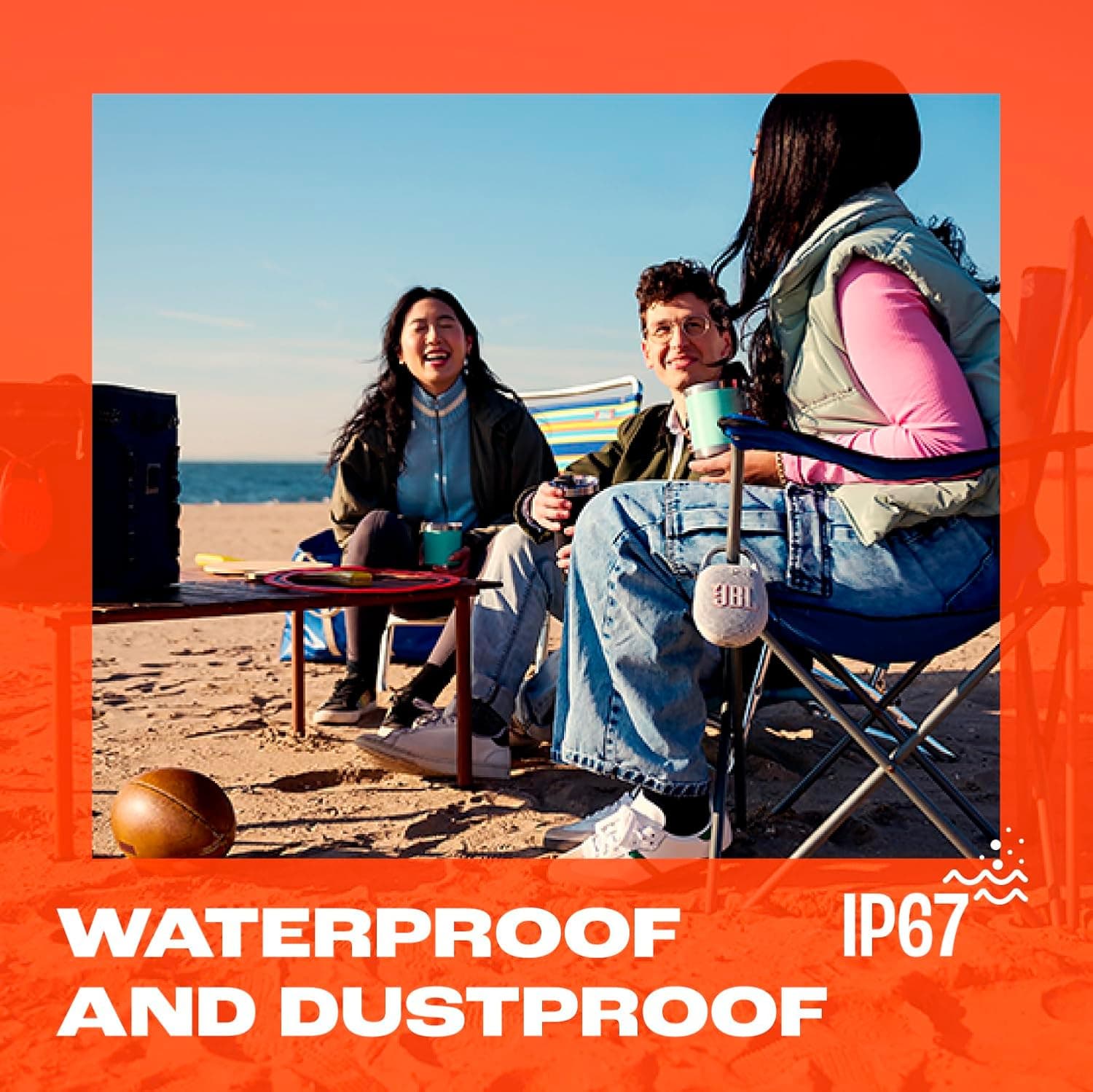 JBL Clip 5 - Ultra-Portable, Waterproof & Dustproof Bluetooth Speaker, Big JBL Pro Sound with Punchy bass, Integrated Carabiner, Up to 12 Hours of Play, Made in Part with Recycled Materials (Black) - Image 2