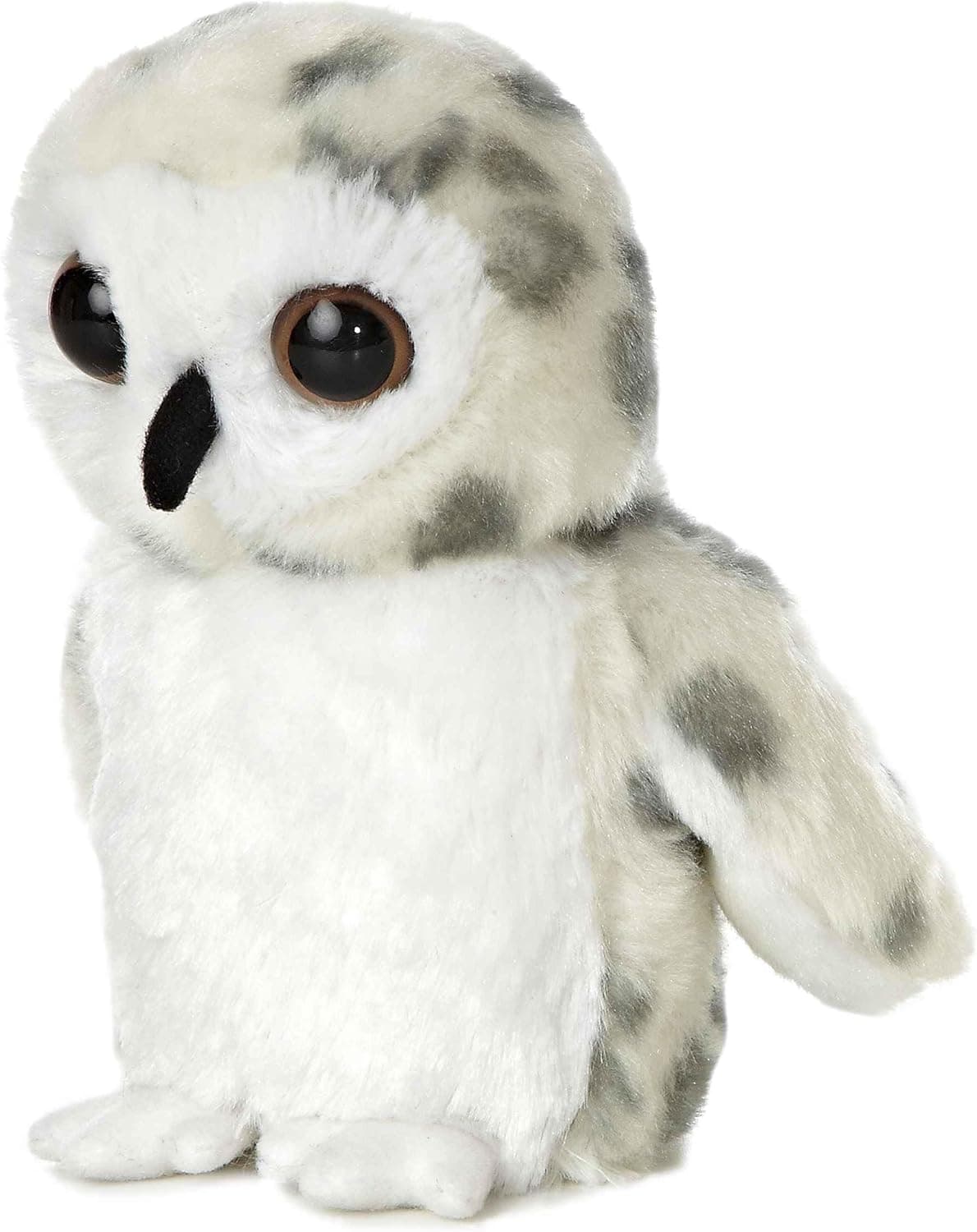 Aurora® Adorable Mini Flopsie™ Snowy Owl Stuffed Animal - Playful Ease - Timeless Companions - White 8 Inches 8 inches Snowy Owl - Image 3