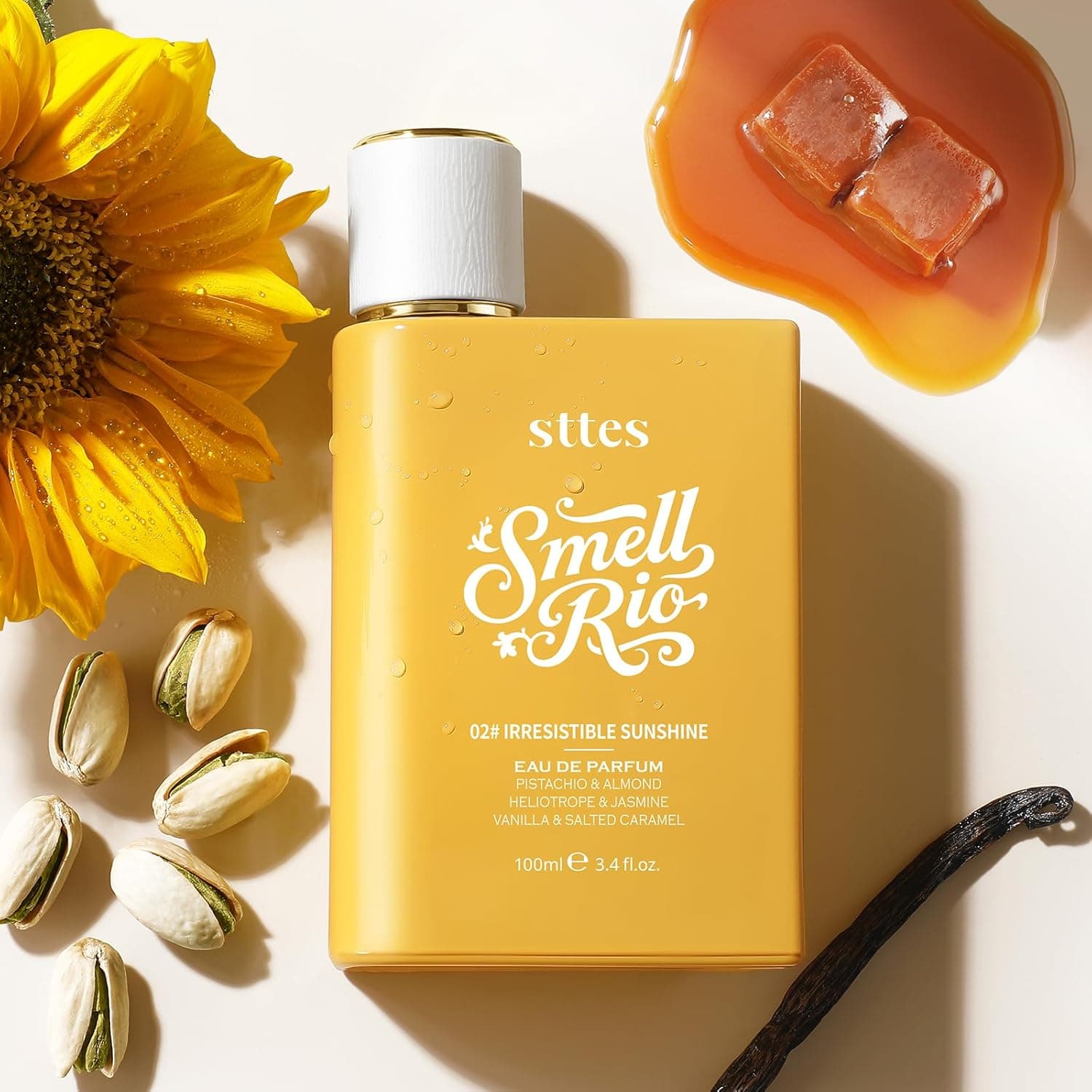 Sttes Perfume 602# (Irresistible Sunshine) - Eau de Perfume 100ml (3.4fl oz) Vanilla Gourmet Tune (Caramel Vanilla Flavor) Irresistible Sunshine 602 - Image 7