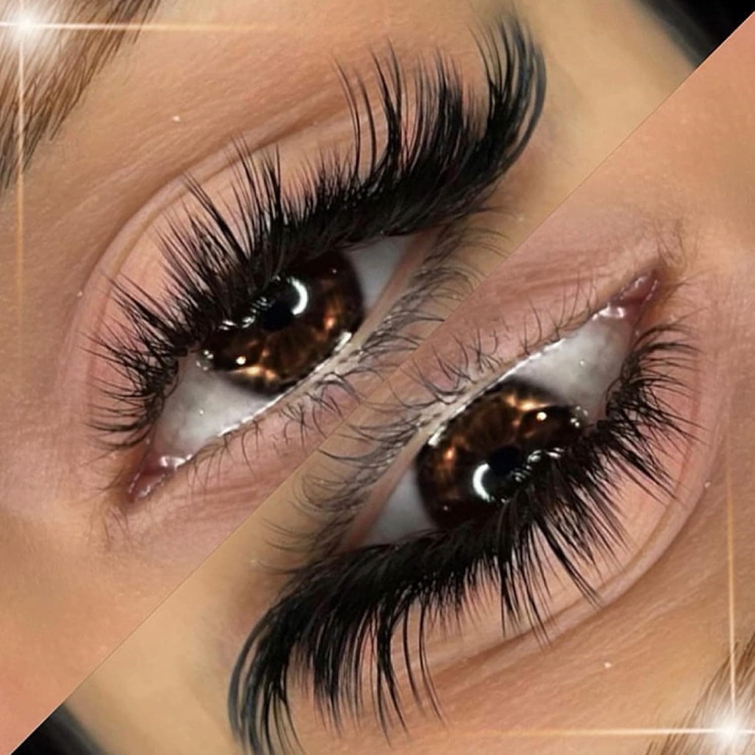 False Eyelashes Wispy Lashes Natural Look Fake Eyelashes Cat Eye Lashes Mink Fluffy Strip False Lashes Fox Eye Lashes Pack 7 Pairs ALICROWN C- Fluffy Fox Eyelashes - Image 5