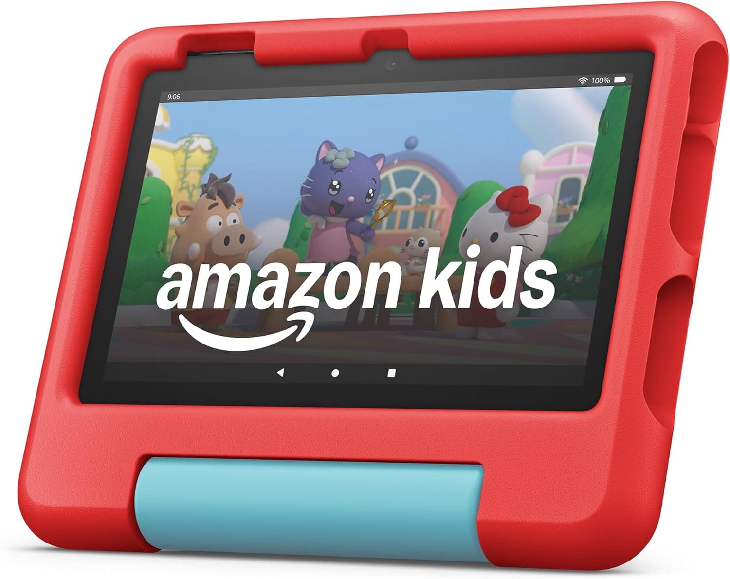 Amazon Fire 7 Kids tablet (newest model) ages 3-7. Top-selling 7" kids tablet on Amazon. Includes ad-free and exclusive content, easy parental controls, 10-hr battery, 16 GB, Red 16 GB Red 1-year Amazon Kids+ - Image 3