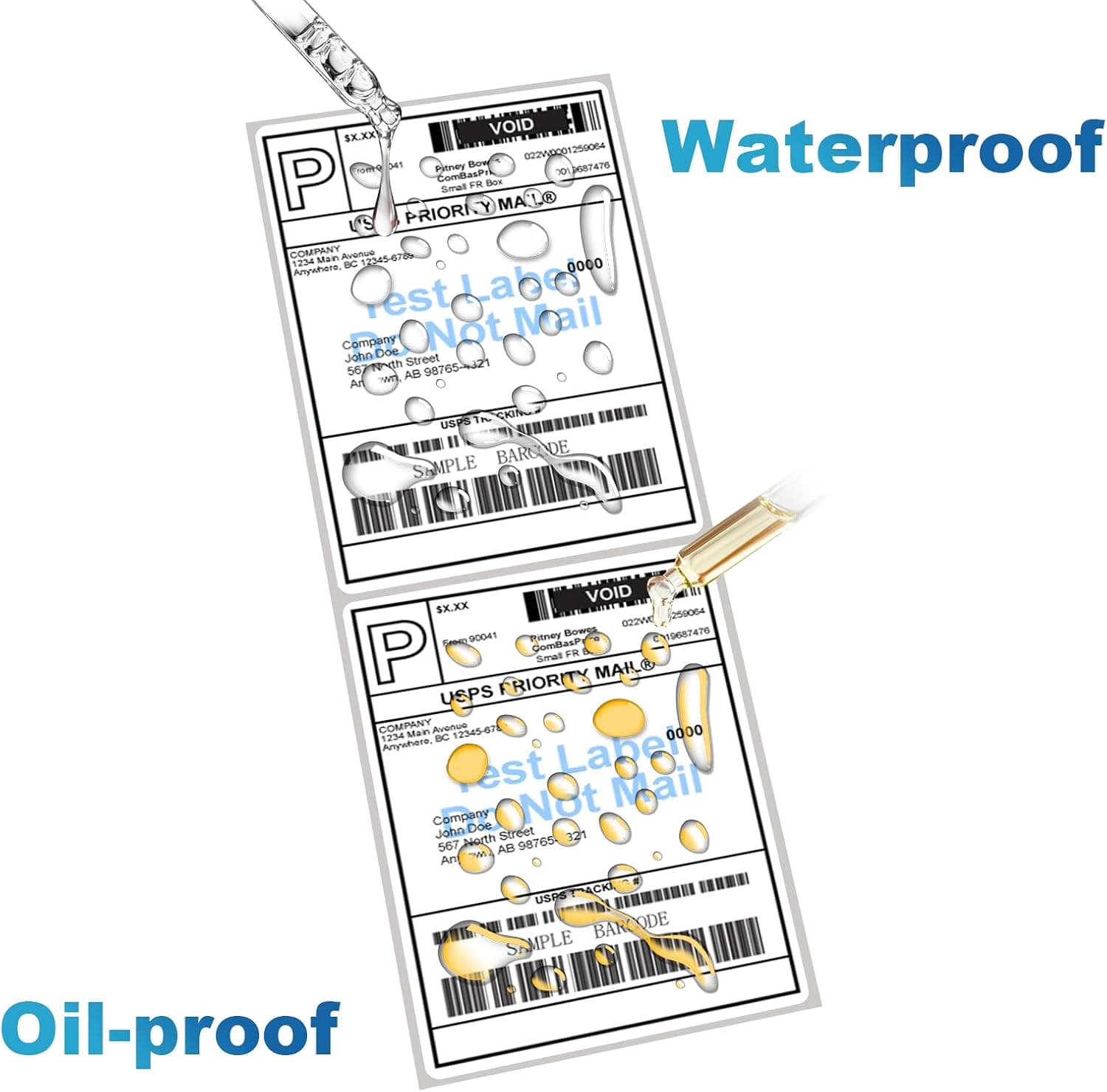 9527 Product Fanfold 4 x 6 Direct Thermal Labels White Perforated Shipping Labels, 500pcs per Stack,1 Stack 1 Stacks | 500 Labels White - Image 5