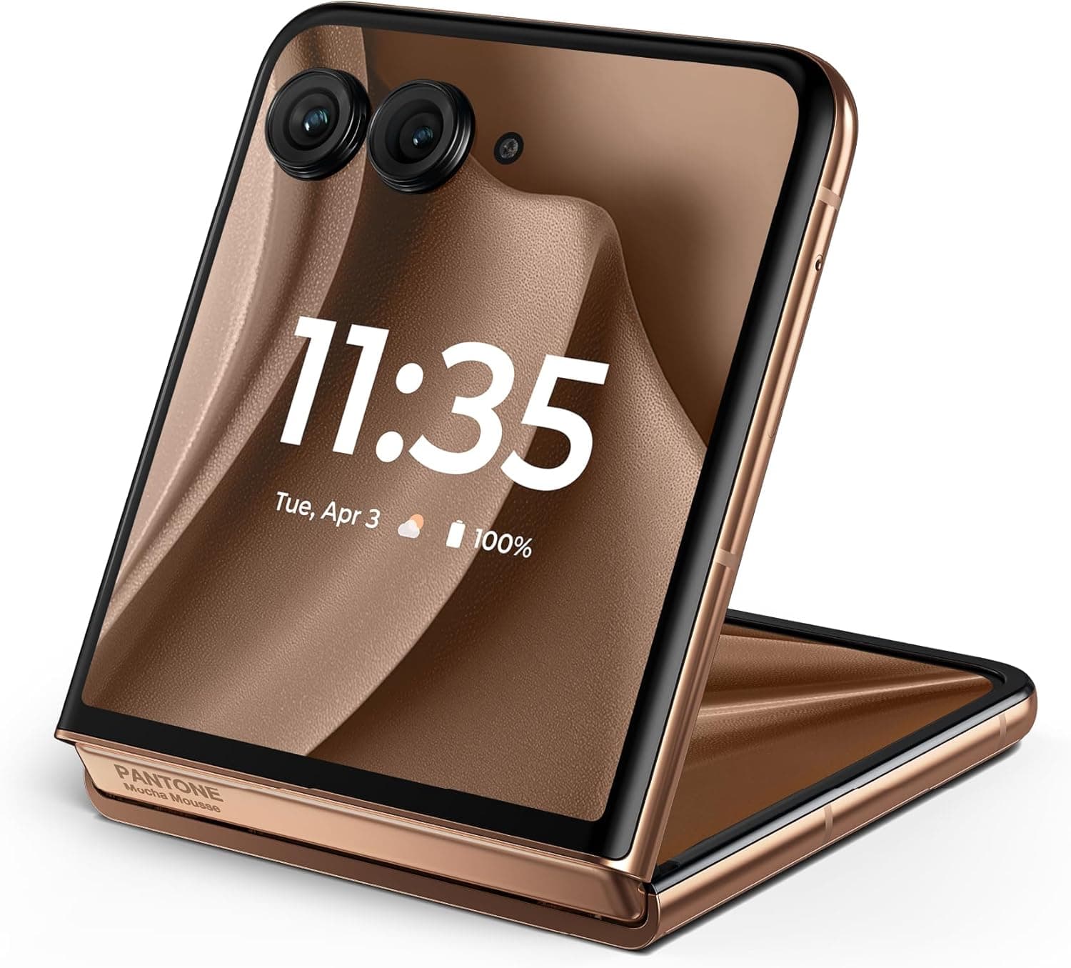 Motorola Razr+ 2025 | Unlocked | Made for US 12/256GB | 50MP Camera | Pantone Mocha Mousse - Image 9