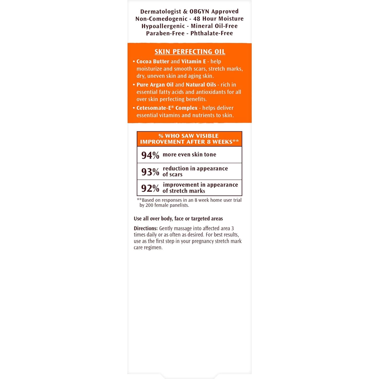 Palmer's Cocoa Butter Formula Skin Therapy Moisturizing Body Oil with Vitamin E & Pure Argan Oil, Deep Body Moisturizer for Dry, Damaged Skin, 5.1 Ounces Original 5.1 Fl Oz (Pack of 1) - Image 16