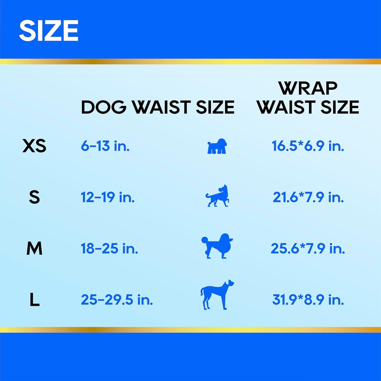 HONEY CARE All-Absorb A26 Male Dog Wrap, 50 Count, Small - Image 10