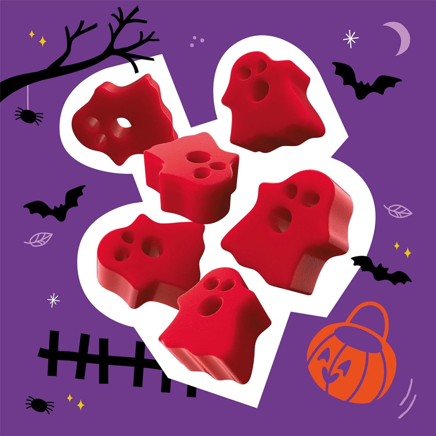 TWIZZLERS Ghosts Cherry Flavored Chewy, Halloween Candy Bag, 7.1 oz Ghosts Cherry 7.1 Ounce (Pack of 1) - Image 8