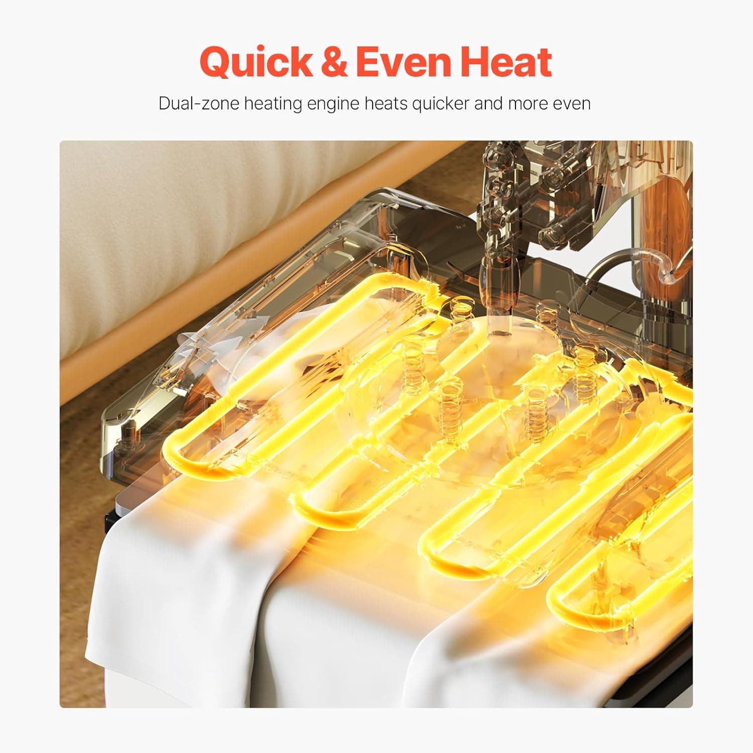 VEVOR 8 in 1 Heat Press Machine 15x15 Inch, 360° Swing Away Shirt Press Machine - Digital Professional Heat Transfer Tshirt Press Machine, Sublimation Heat Press for T Shirts Hat Cap Mug Plate Blue Blue Pro-15x15 - Image 5