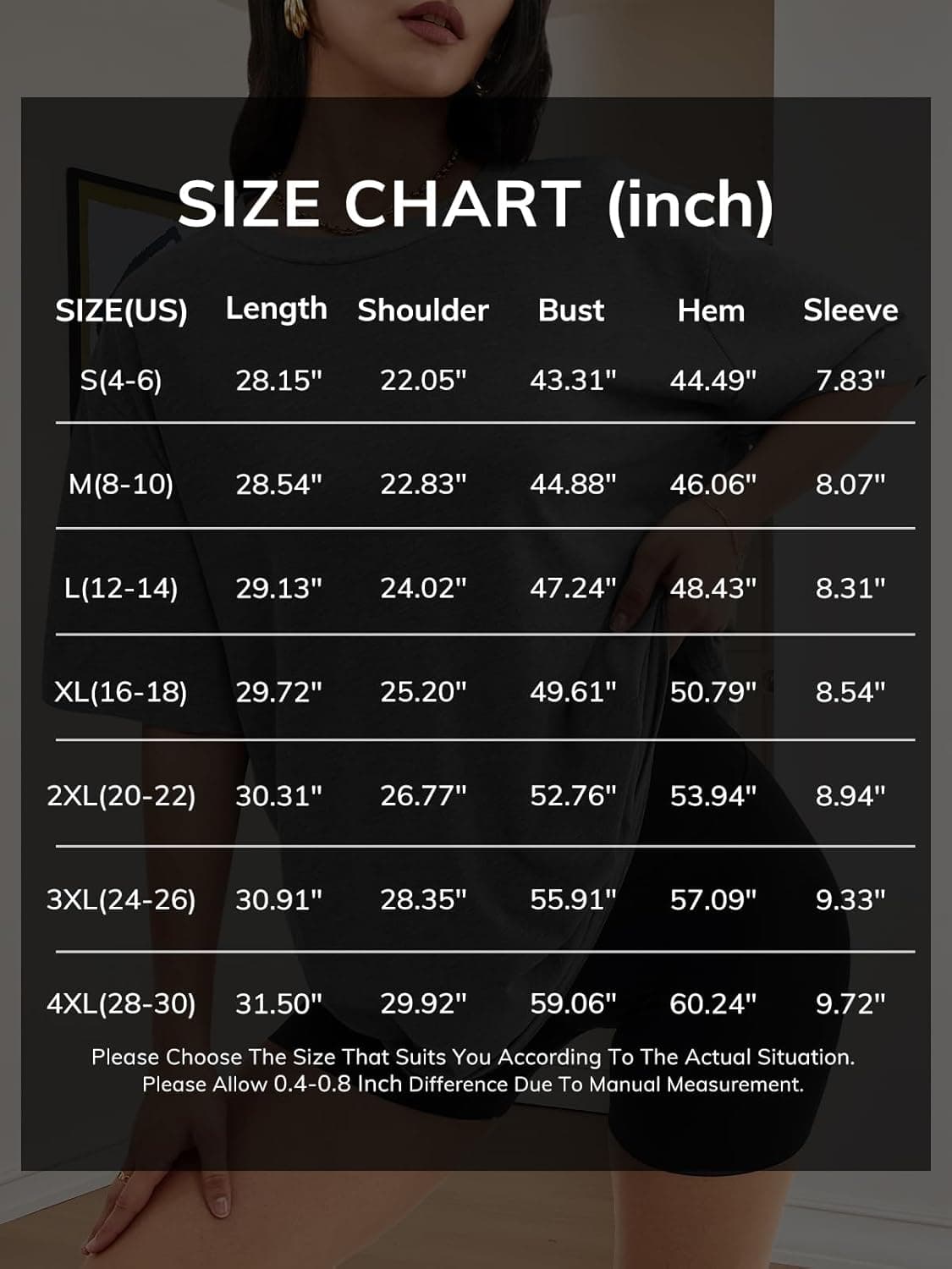 ATHMILE Womens Oversized T Shirts Loose Fit Crewneck Short Sleeve Tops Summer Casual Blouse Y2K 2025 Basic Tee Beach Large Khaki - Image 7