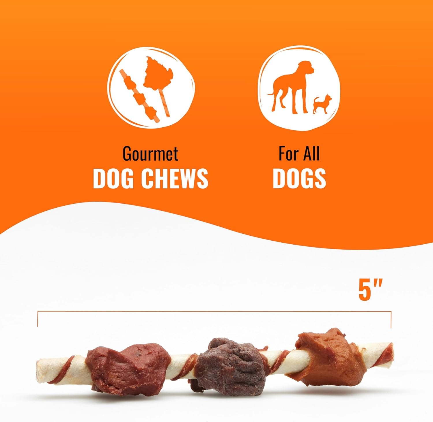 Good ‘n’ Fun Triple Flavor Kabobs Chews for All Dogs, 24 Ounces, Treat Your Dog to Chews Made from Beef Hide, Real Chicken, Pork Hide, Duck and Chicken Liver 24 Fl Oz (Pack of 1) - Image 5