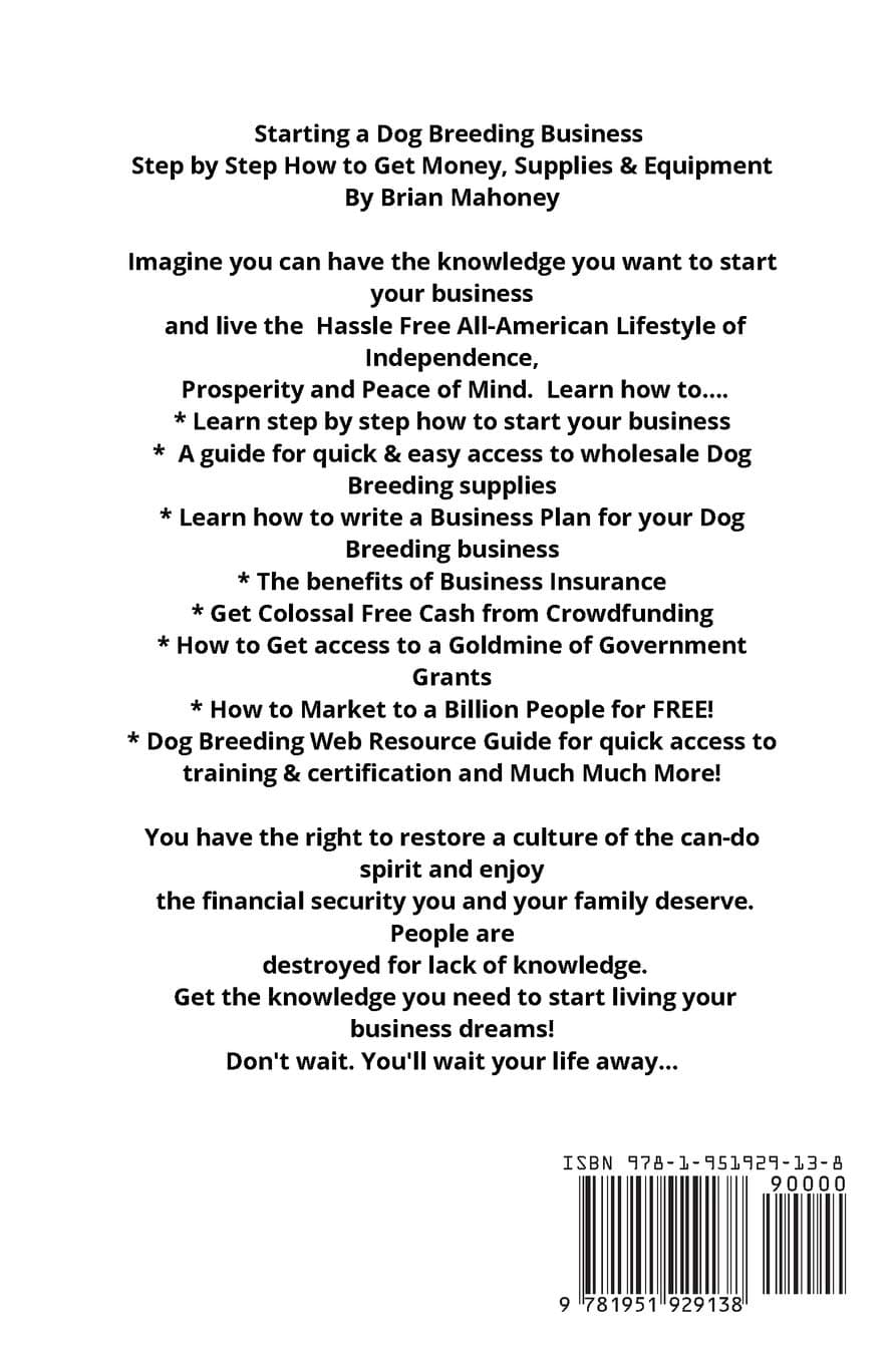 Starting a Dog Breeding Business: Step by Step How to Get Money, Supplies & Equipment - Image 3