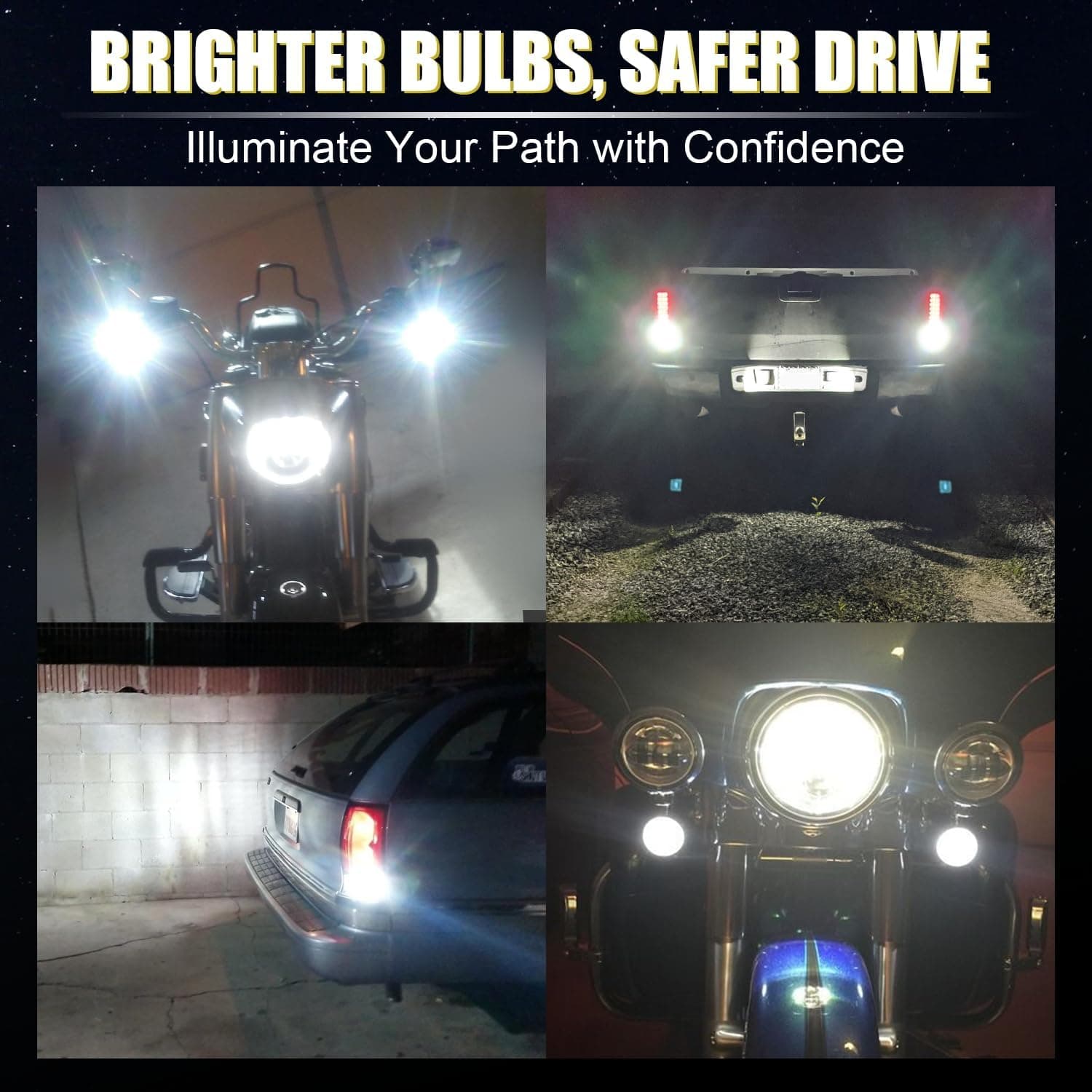 iBrightstar 3157 Bombilla LED Blanca, 4157 3156 Bombillas de Luz de Reversa Súper Brillantes para Luces de Freno Traseras, Luces de Respaldo, Luces de Señal de Giro, Paquete de 2 3157 Blancas - Image 7