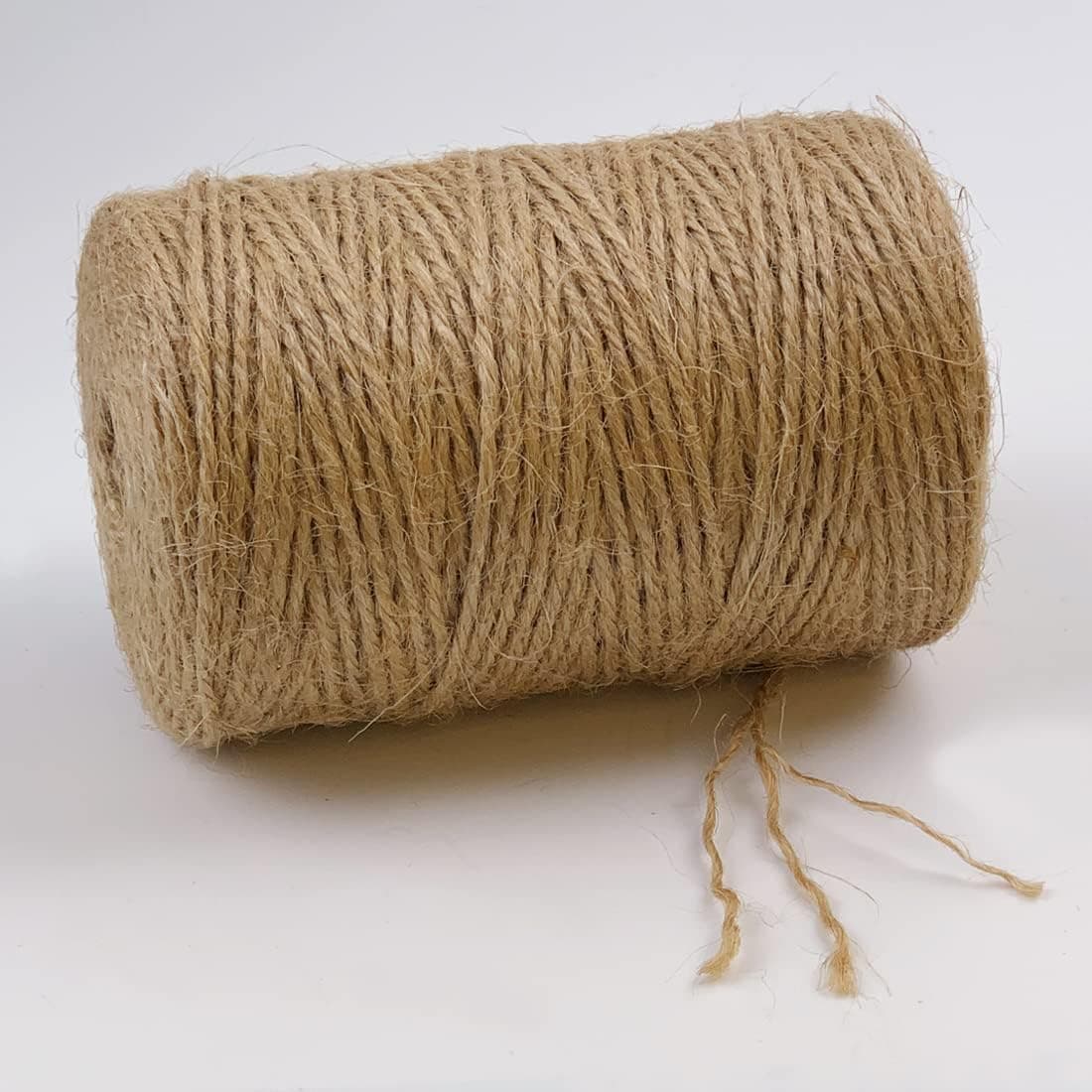 PerkHomy Natural Jute Twine 600 Feet Long Twine String for Crafts Gift Wrapping Packing Gardening Crochet Knitting Macrame Decor (Brown 2mm * 600feet) - Image 4