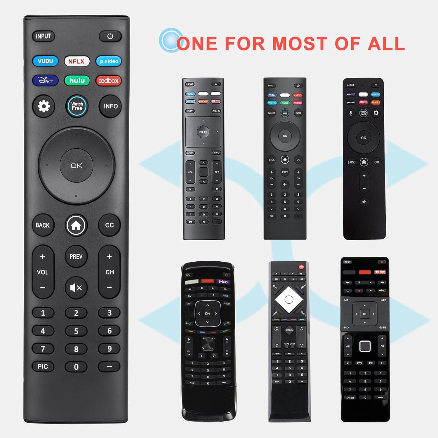 Universal Remote Control XRT140 for VIZIO Smart TV Remote Replacement XRT136 XRT260 XRT270 Smartcast D, E, M, P, V, PX Series Smart TVs - Image 4