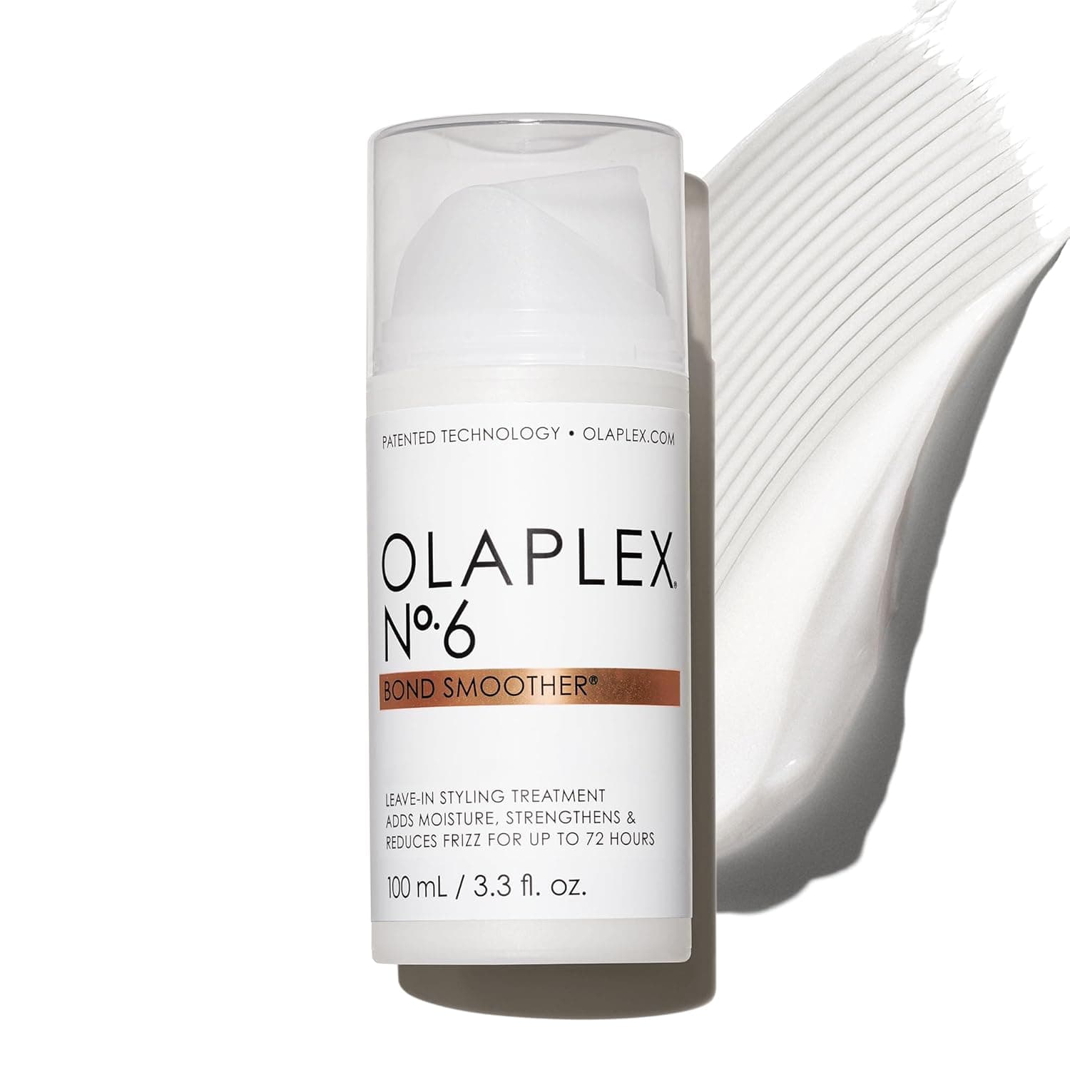 Olaplex Nº. 6 Bond Smoother: Leave-In Styling Treatment | Smooths, Conditions, & Strengthens | Frizz Control for Up to 72 Hours | For Coily, Curly, Straight, and Wavy, 100 mL / 3.3 Fl. Oz. - Image 2