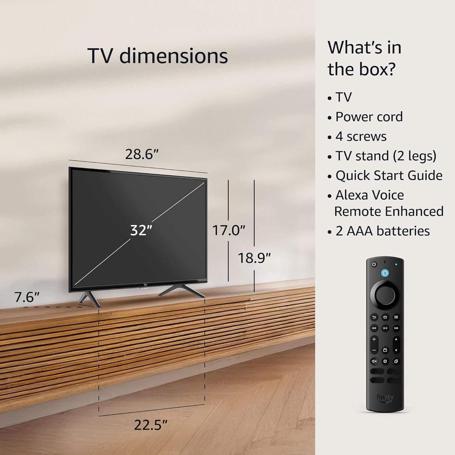 Amazon Fire TV 32" 2-Series, HD smart TV with Fire TV Alexa Voice Remote, stream live TV without cable 32-inch TV only - Image 8