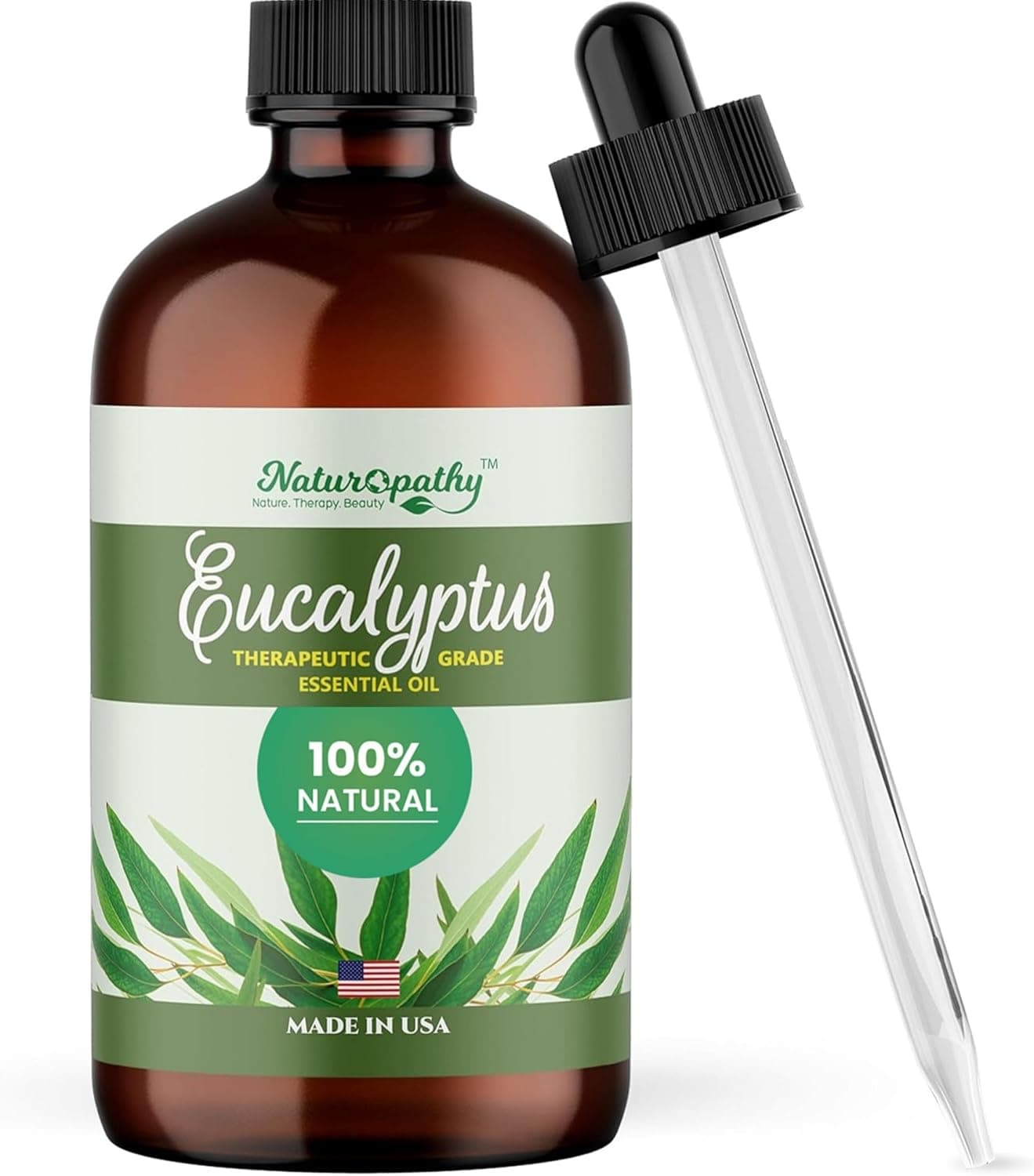 Aceite Esencial de Eucalipto, Grado Terapéutico, Calidad Premium Perfecto para Aromaterapia (4 fl oz) Eucalipto 4 Fl Oz (Paquete de 1) - Image 2