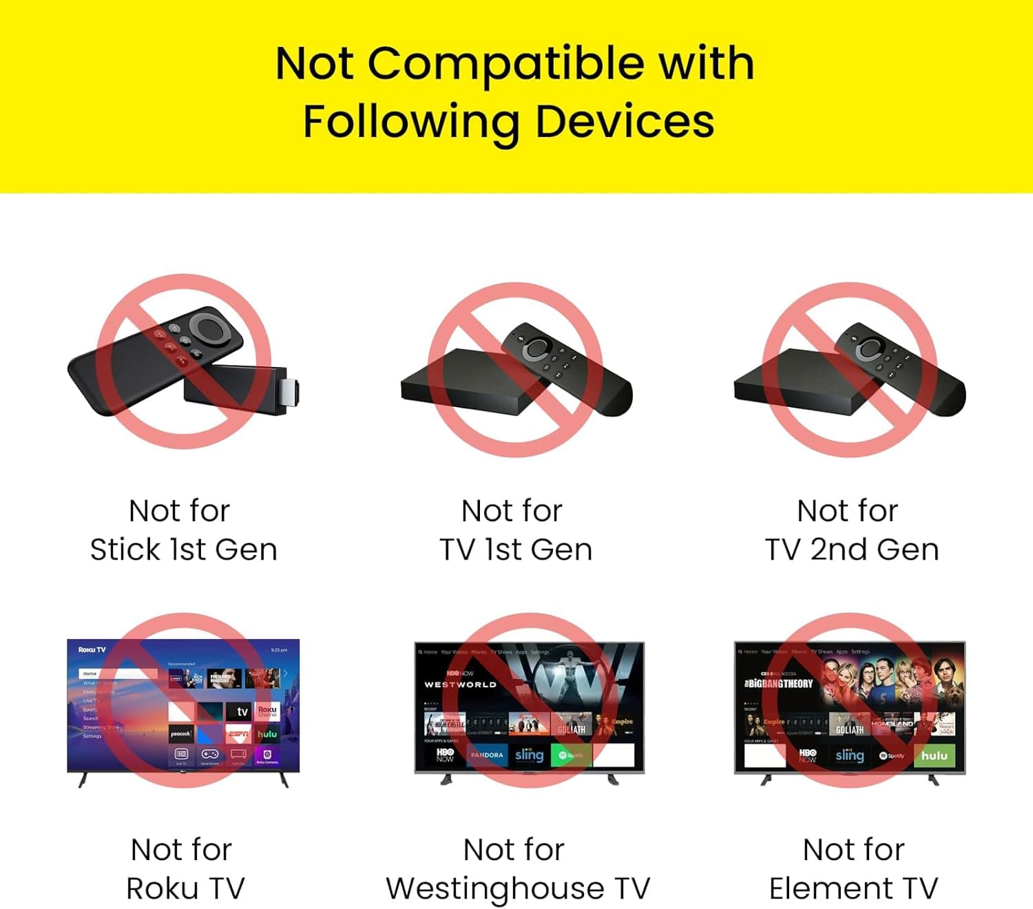 Replacement Remote Control for Fire Smart TV, Compatible with Insignia, Toshiba, Amazon Fire Smart TV for AMZ Remote - Image 4