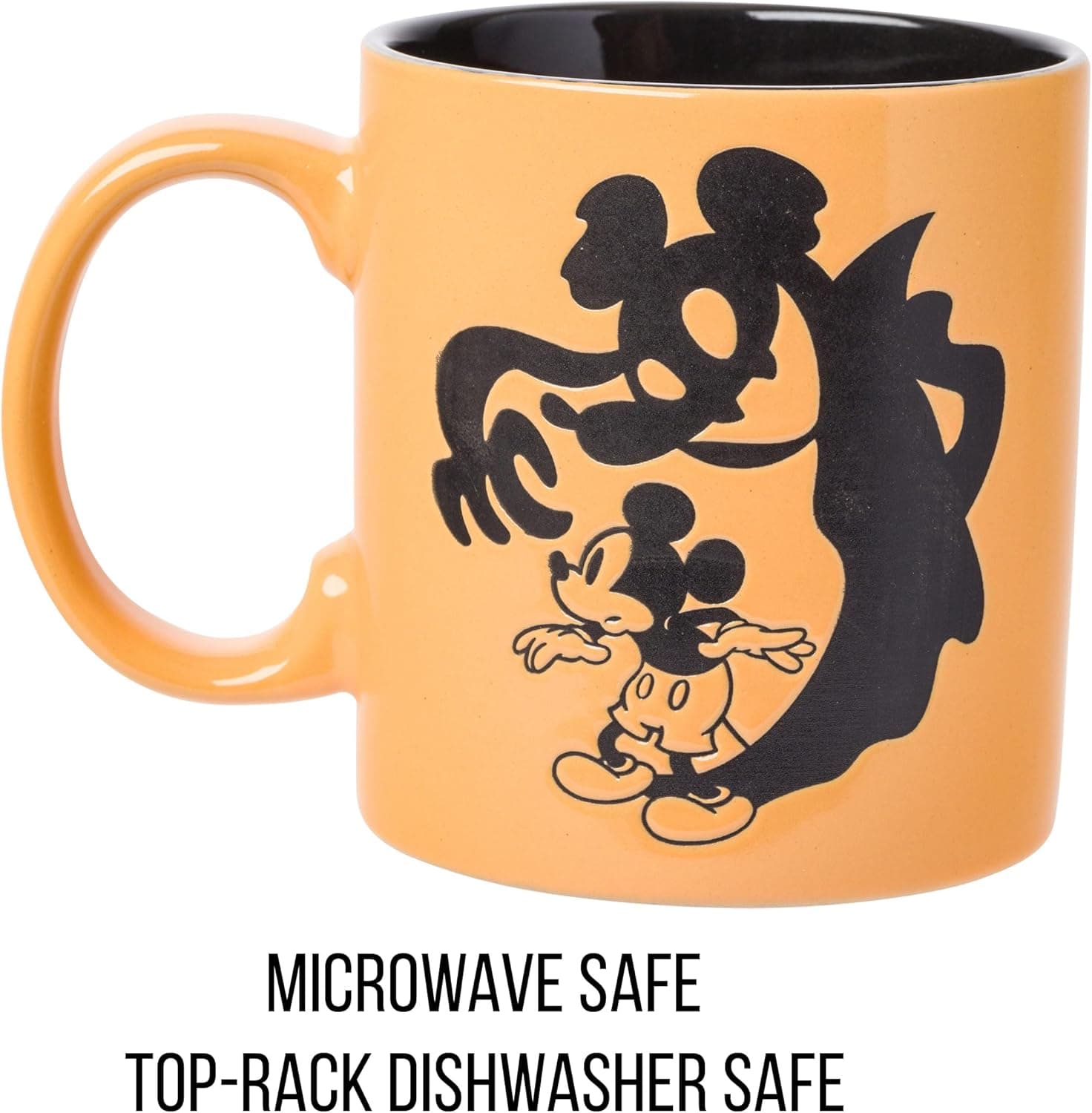 Silver Buffalo Disney 米奇老鼠万圣节幽灵影子蜡抵陶瓷杯，20盎司 - Image 4