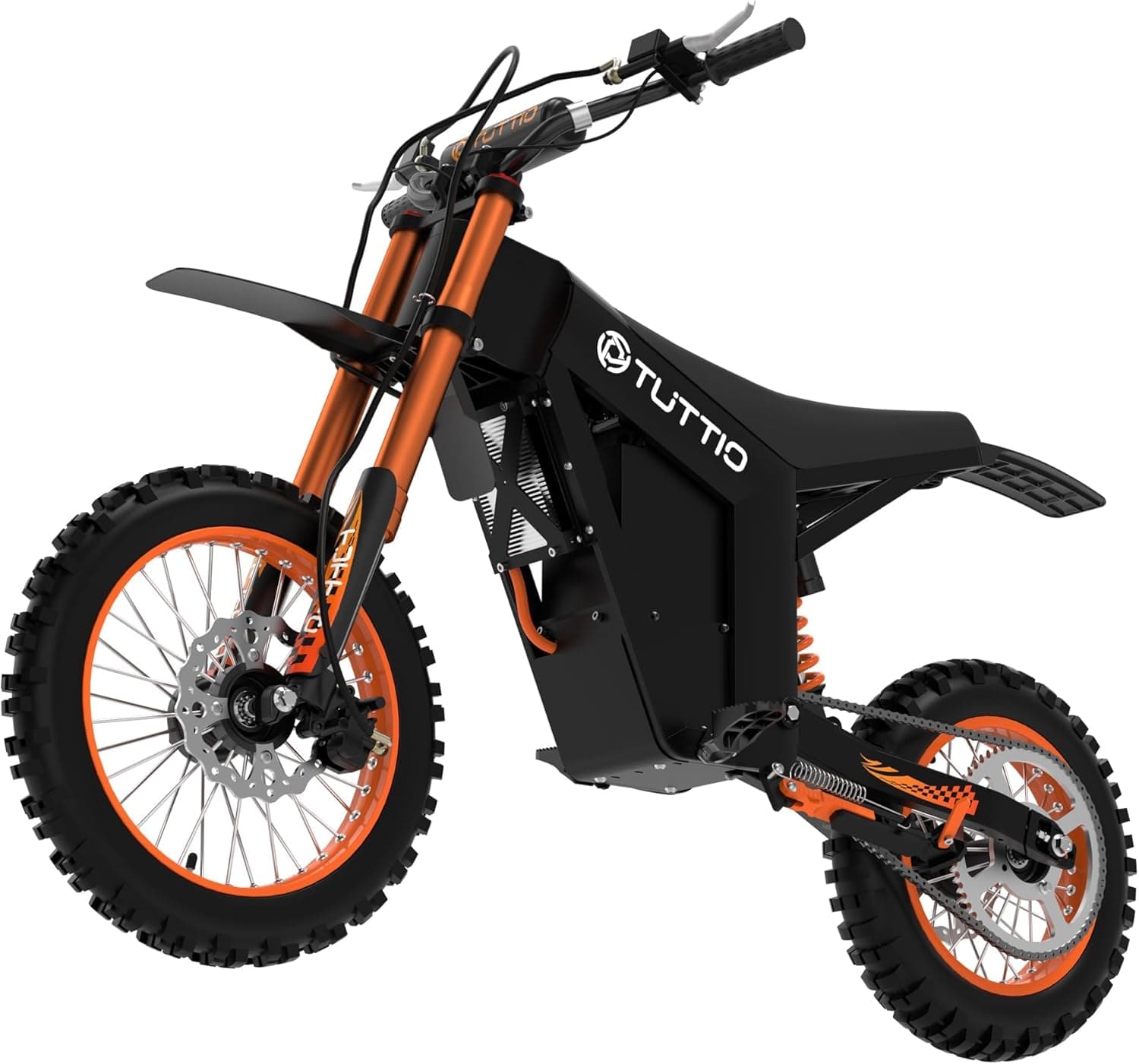 Tuttio Soleil01 Electric-Dirt-Bike for Teens Adults, 14"/12" Fat Tire 2000W Electric-Motorcycle with 48V 21AH Battery Ebike 37MPH Hydraulic Brakes Mountain Off-Road EBike Fit Age 13+ Soleil01-21ah - Image 2