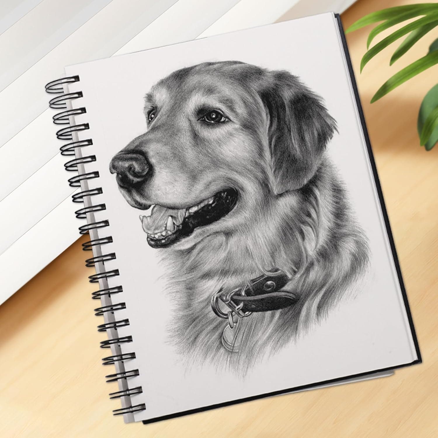 8.5x11inches Hardbound Sketch Book, Spiral Bound Sketch Pad, 80-Sheets 90gsm Inner Paper, Acid Free Drawing Art Paper, Prefect Works with Kids and Adults - Image 7