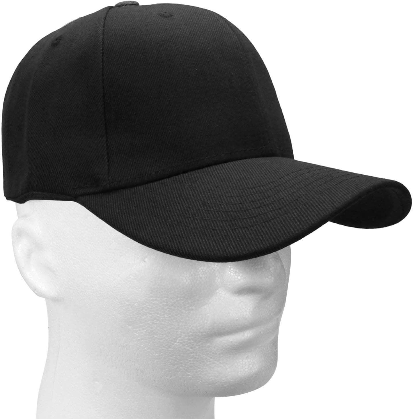 Falari Baseball Cap Adjustable Size para sa Running Workouts at Outdoor Activities Lahat ng Season Isang Sukat 1pc Itim - Image 6
