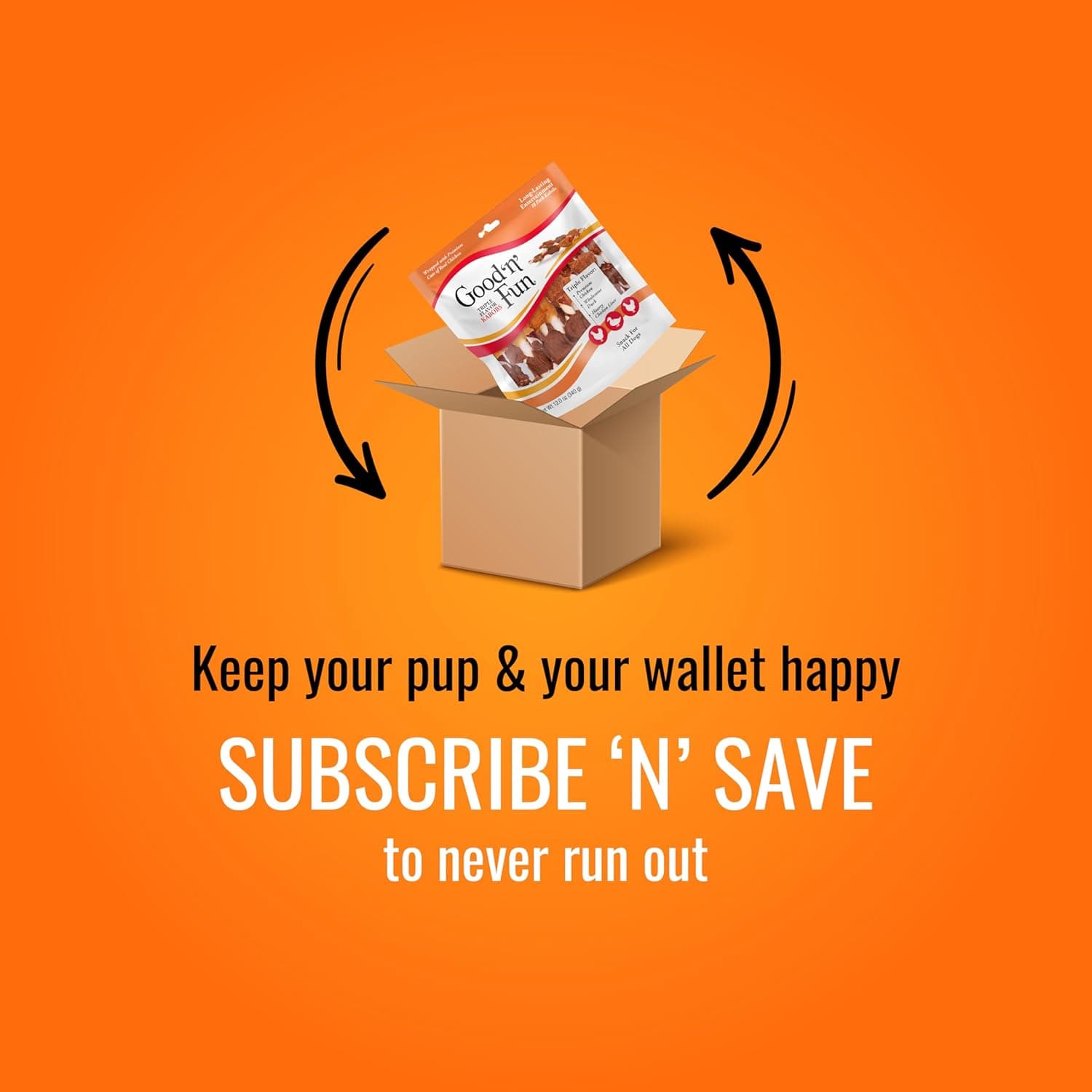 Good ‘n’ Fun Triple Flavor Kabobs Chews for All Dogs, 24 Ounces, Treat Your Dog to Chews Made from Beef Hide, Real Chicken, Pork Hide, Duck and Chicken Liver 24 Fl Oz (Pack of 1) - Image 8