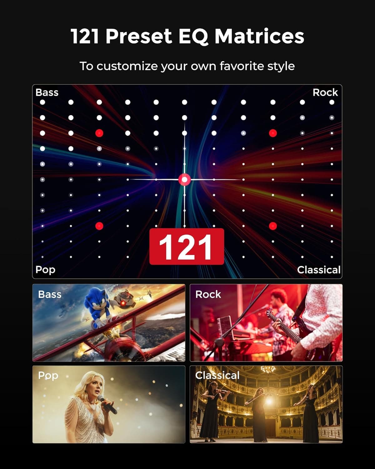 ULTIMEA 7.1ch Sound Bar with Dolby Atmos, Surround Sound System for TV with 4 Surround Speakers, Sound Bar for Smart TV with App Control, Soundbar with Subwoofer for Home Theater, HDMI eARC, Aura A60 U2621 - Image 10
